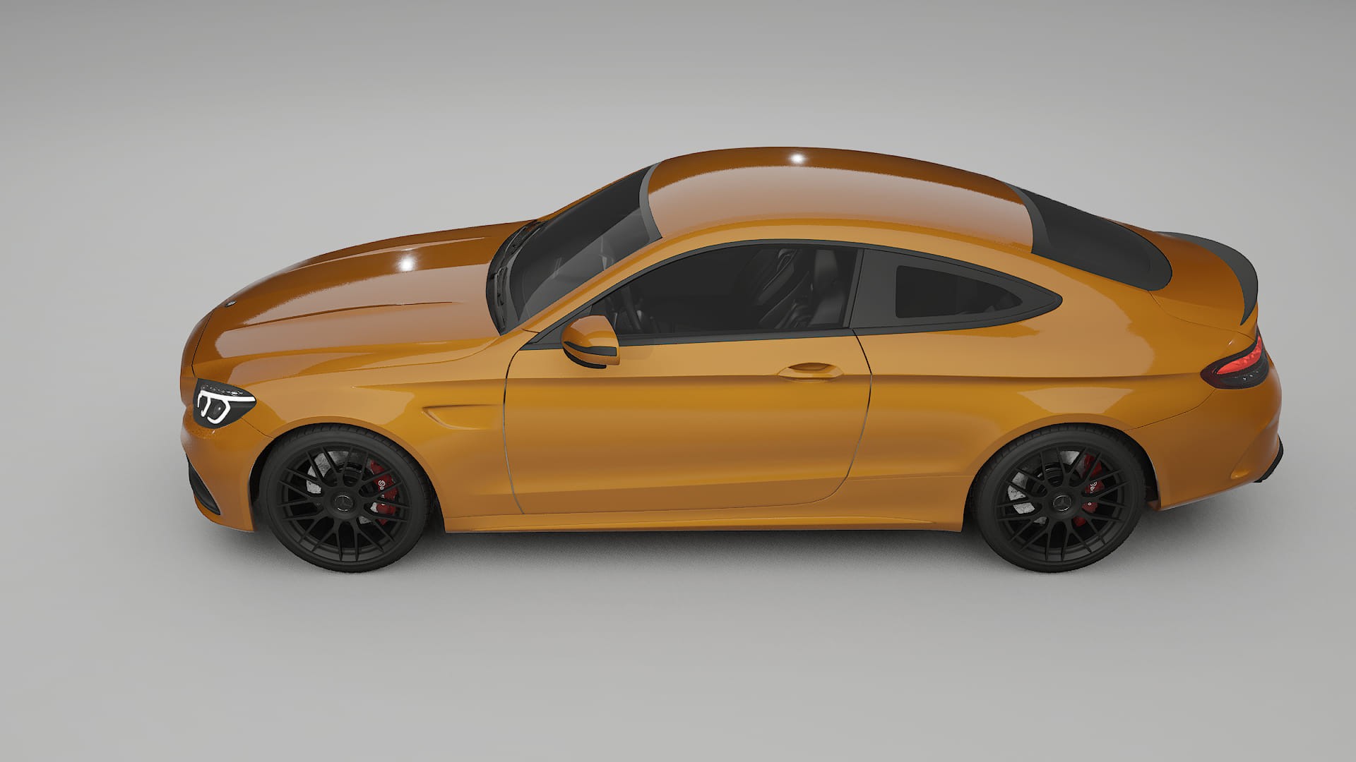 Mercedes C63 AMG W205 Coupe TPU Paint Protection Film | DAISY Color Change PPF Full Pre-Cut Kit