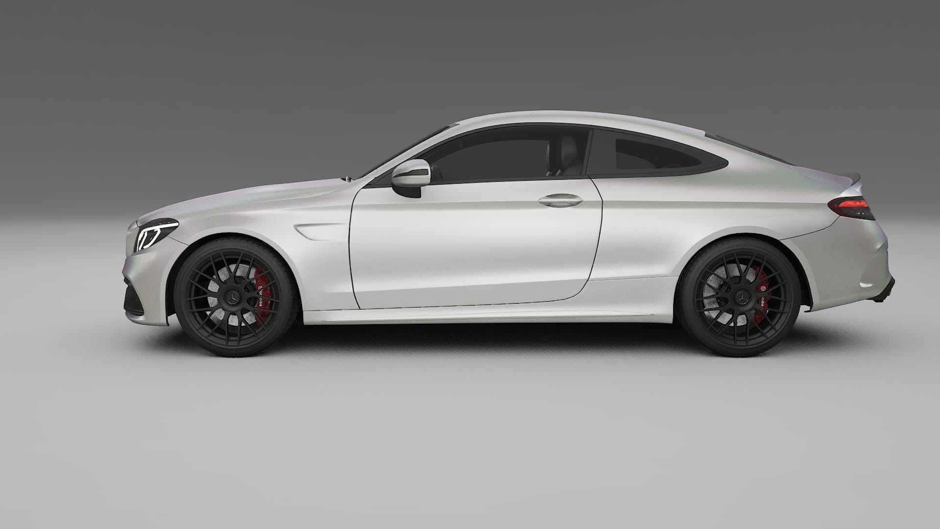 Mercedes C63 AMG W205 Coupe TPU Paint Protection Film | NEBULA Color Change PPF Full Pre-Cut Kit