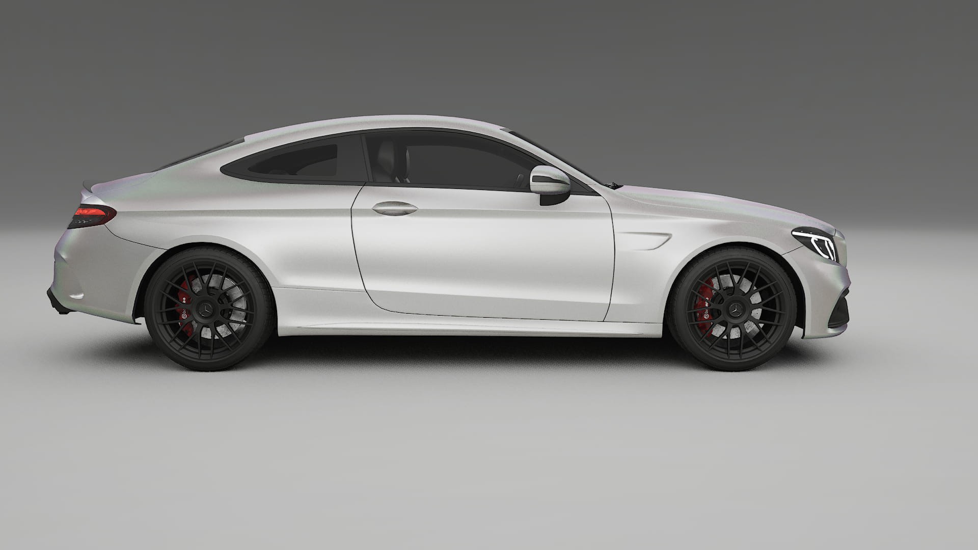 Mercedes C63 AMG W205 Coupe TPU Paint Protection Film | NEBULA Color Change PPF Full Pre-Cut Kit