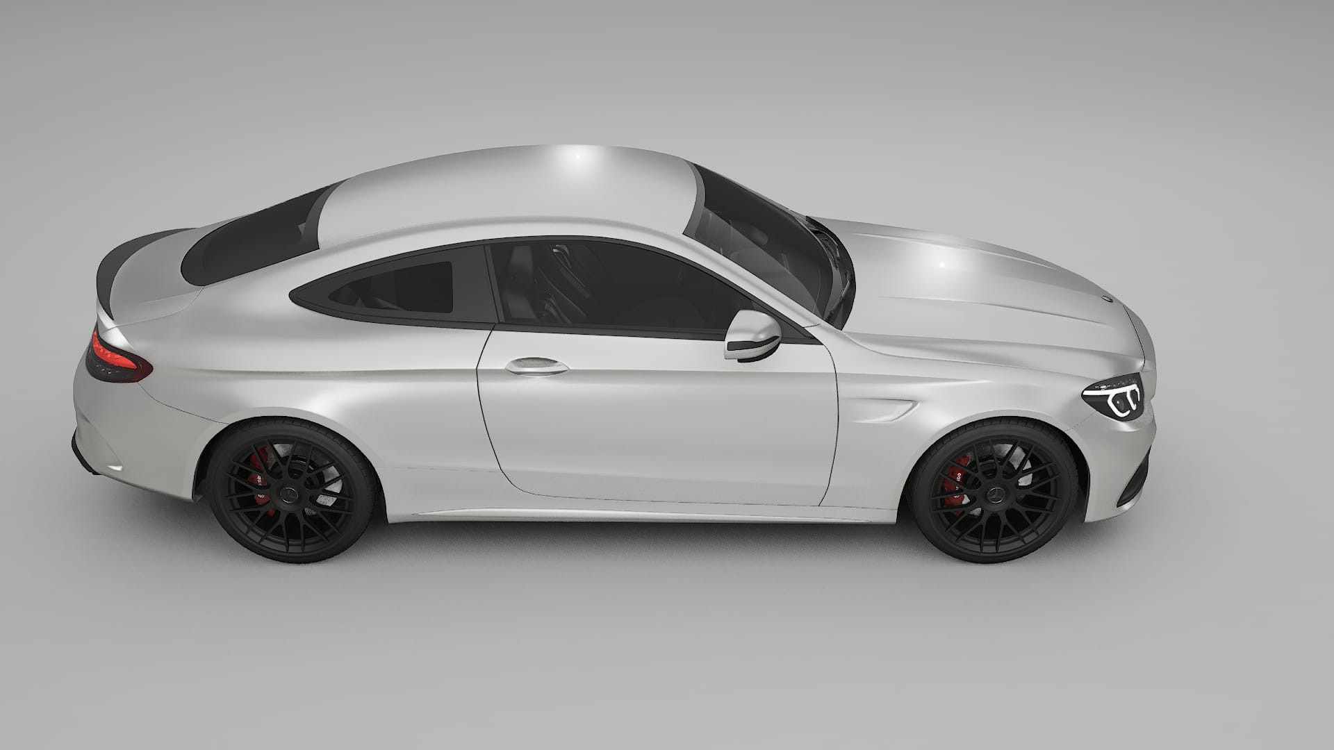 Mercedes C63 AMG W205 Coupe TPU Paint Protection Film | OPAL Color Change PPF Full Pre-Cut Kit