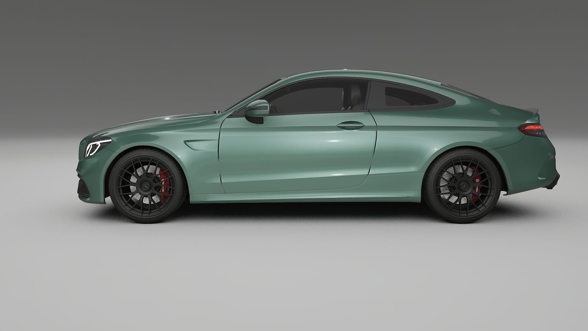 Mercedes C63 AMG W205 Coupe TPU Paint Protection Film | EVERGREEN Color Change PPF Full Pre-Cut Kit