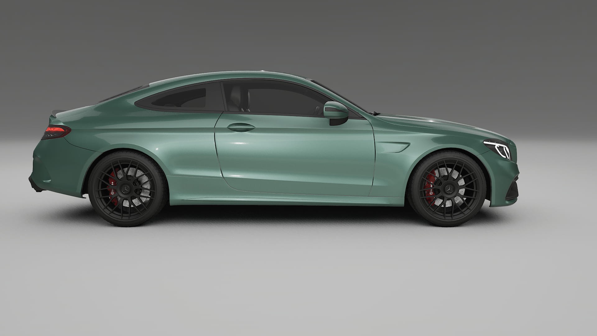 Mercedes C63 AMG W205 Coupe TPU Paint Protection Film | EVERGREEN Color Change PPF Full Pre-Cut Kit