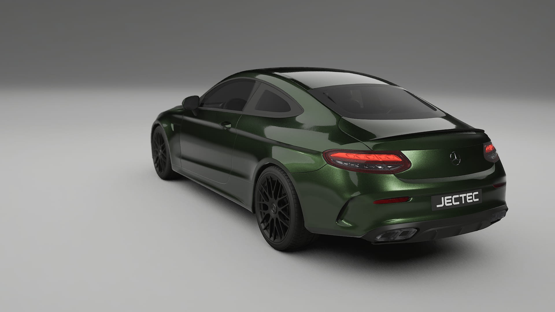 Mercedes C63 AMG W205 Coupe TPU Paint Protection Film | LAGOON Color Change PPF Full Pre-Cut Kit