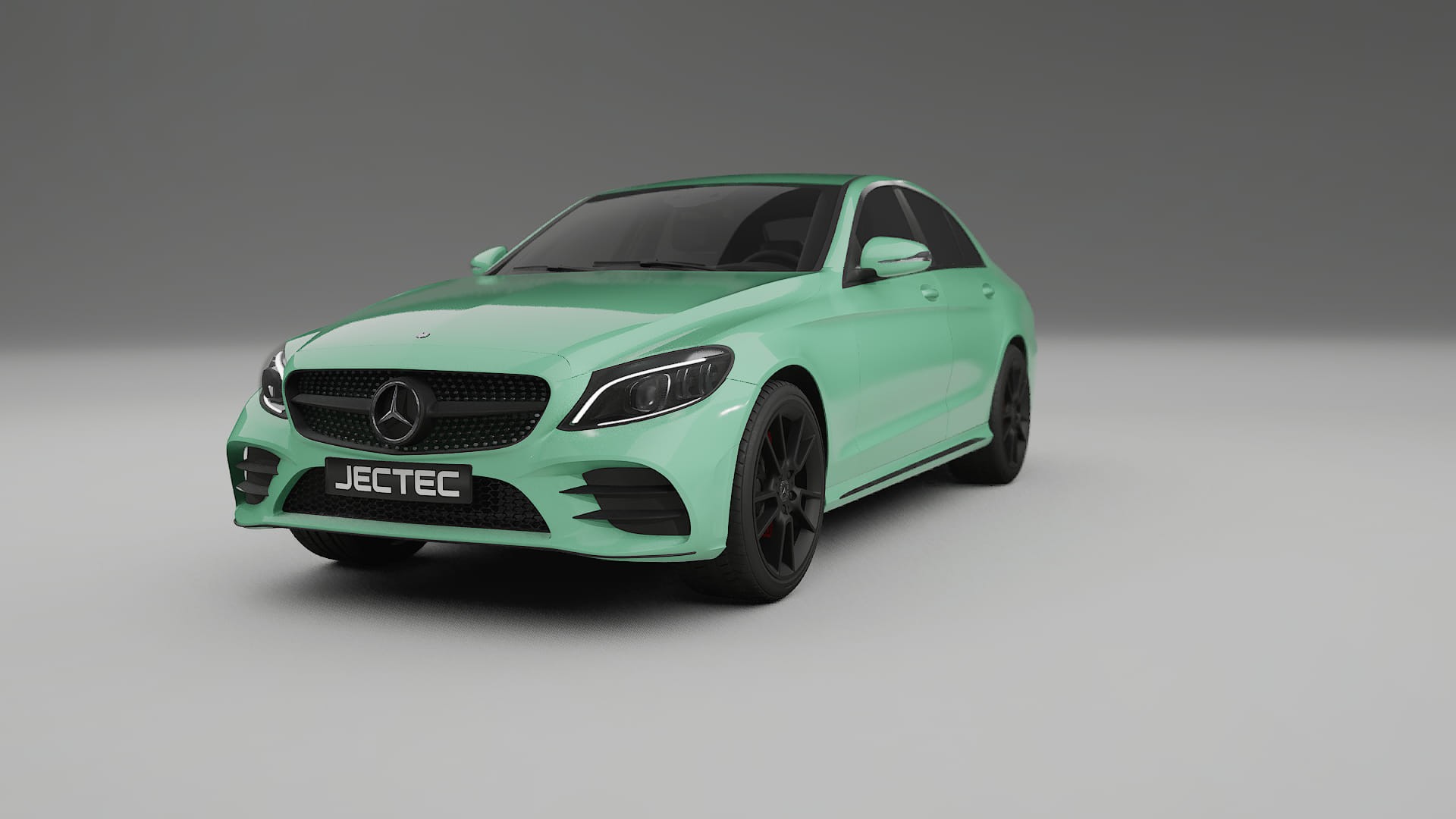 Mercedes C-Class W205 AMG sedan TPU Paint Protection Film | DUSTY Color Change PPF Full Pre-Cut Kit
