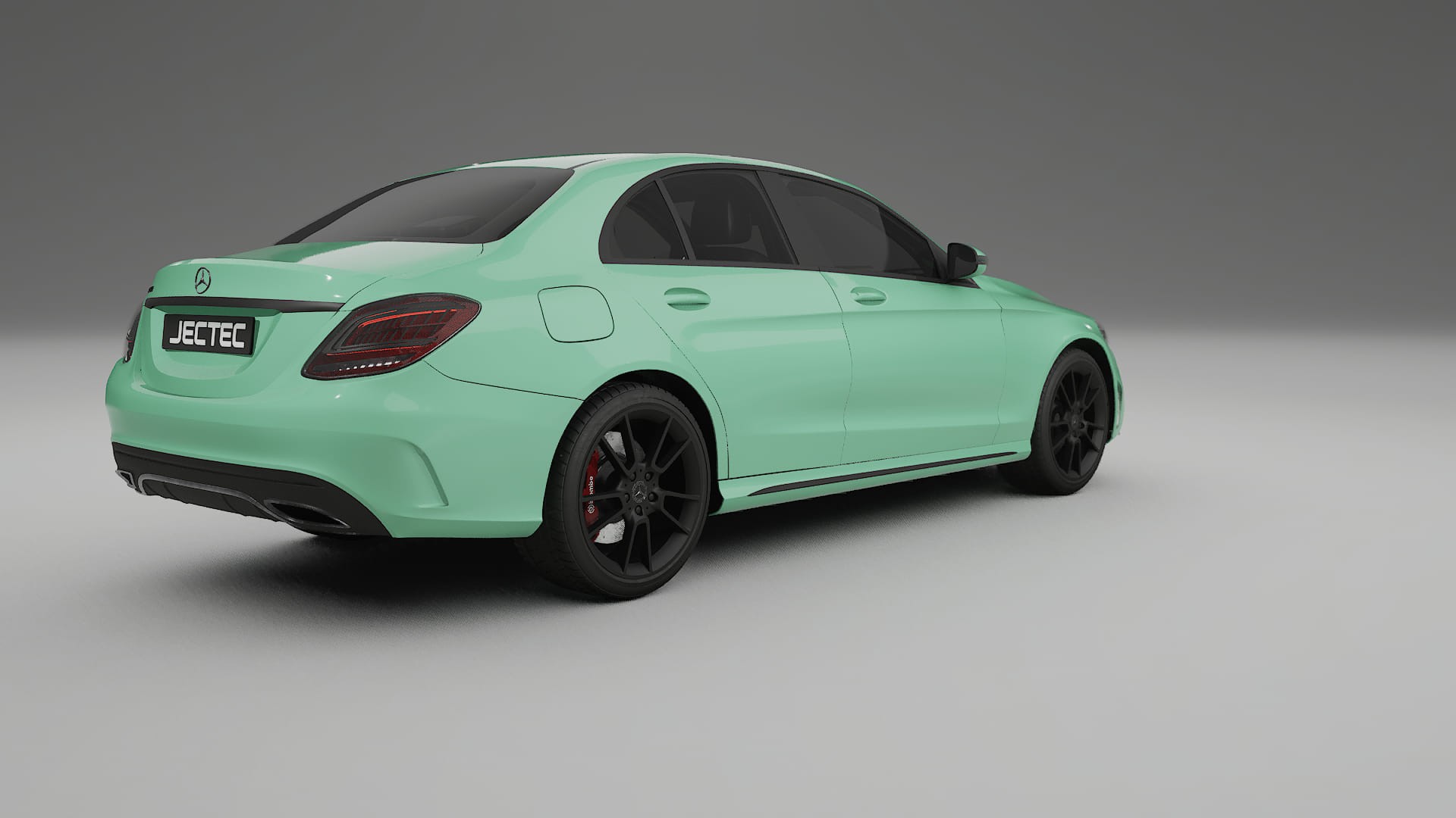 Mercedes C-Class W205 AMG sedan TPU Paint Protection Film | DUSTY Color Change PPF Full Pre-Cut Kit