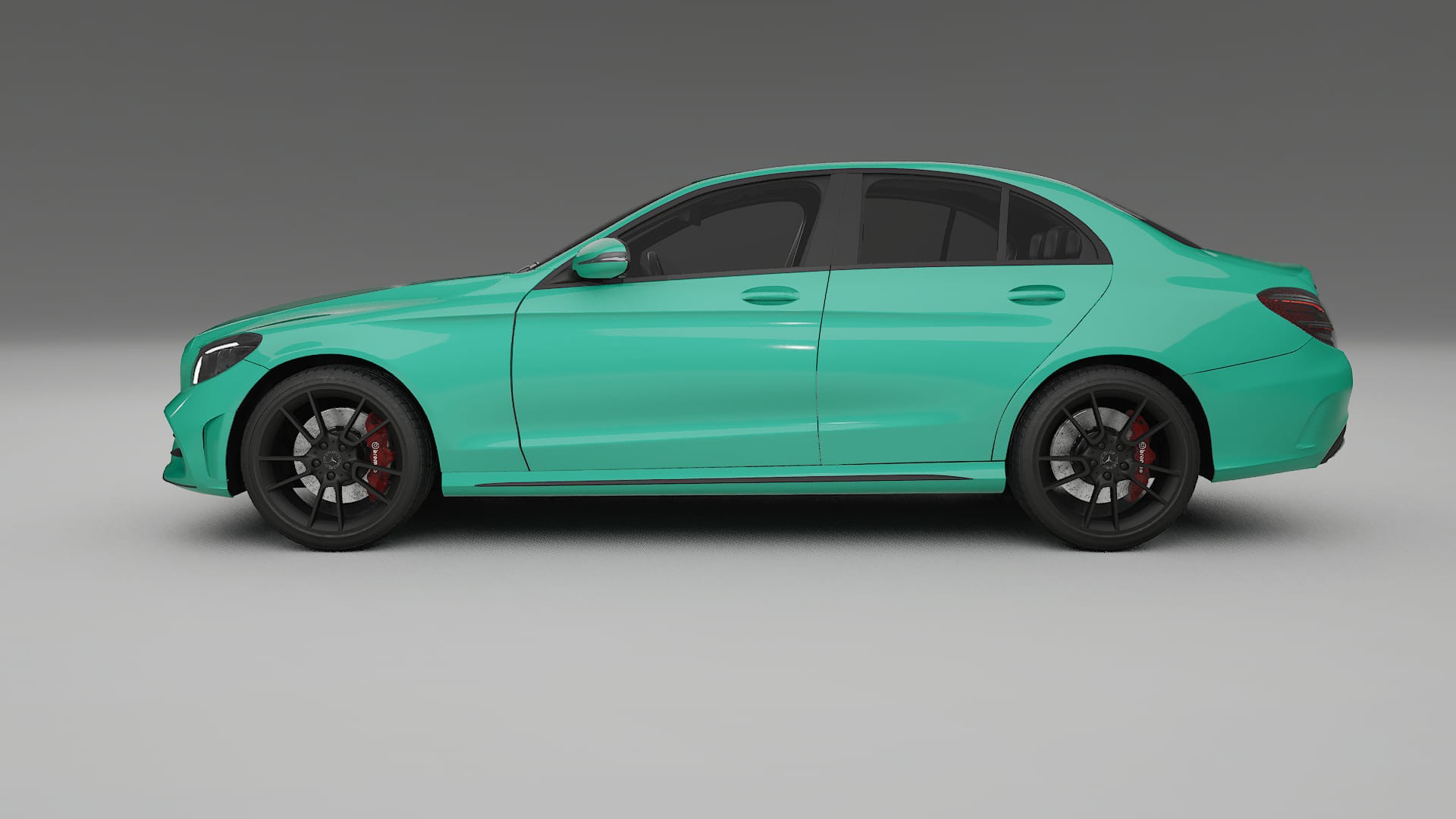 Mercedes C-Class W205 AMG sedan TPU Paint Protection Film | JEWEL Color Change PPF Full Pre-Cut Kit