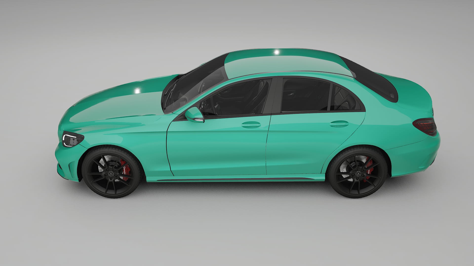 Mercedes C-Class W205 AMG sedan TPU Paint Protection Film | JEWEL Color Change PPF Full Pre-Cut Kit