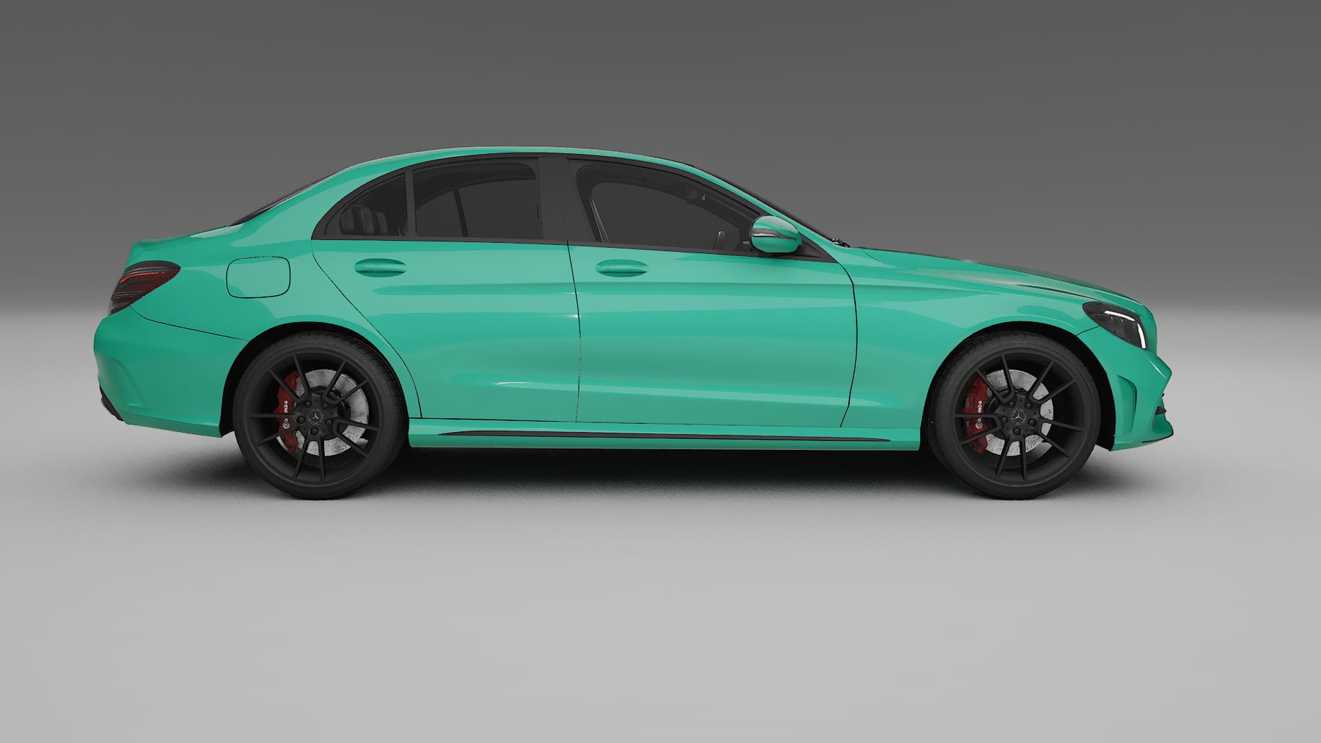 Mercedes C-Class W205 AMG sedan TPU Paint Protection Film | JEWEL Color Change PPF Full Pre-Cut Kit