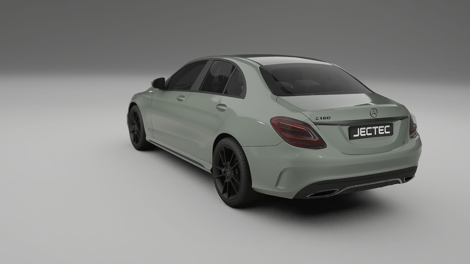 Mercedes C-Class W205 AMG sedan TPU Paint Protection Film | SLATE Color Change PPF Full Pre-Cut Kit