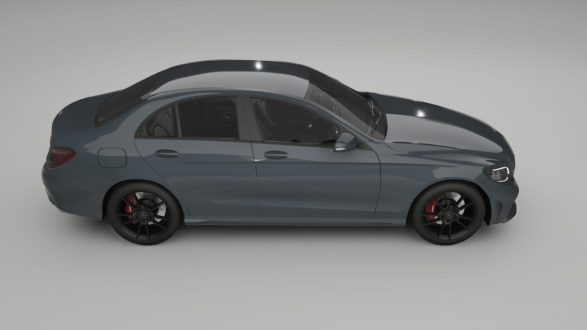 Mercedes C-Class W205 AMG sedan TPU Paint Protection Film | GRANITE Color Change PPF Full Pre-Cut Kit