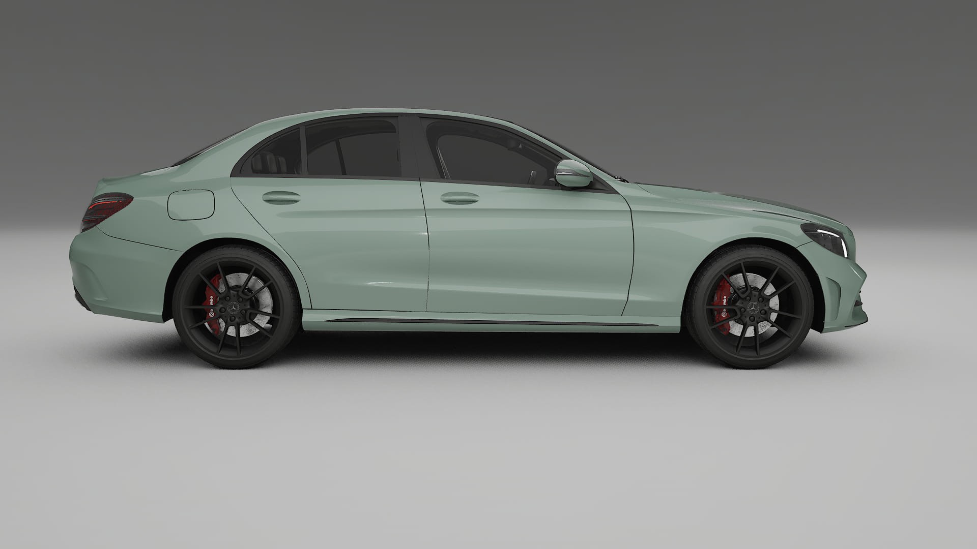 Mercedes C-Class W205 AMG sedan TPU Paint Protection Film | CINDER Color Change PPF Full Pre-Cut Kit