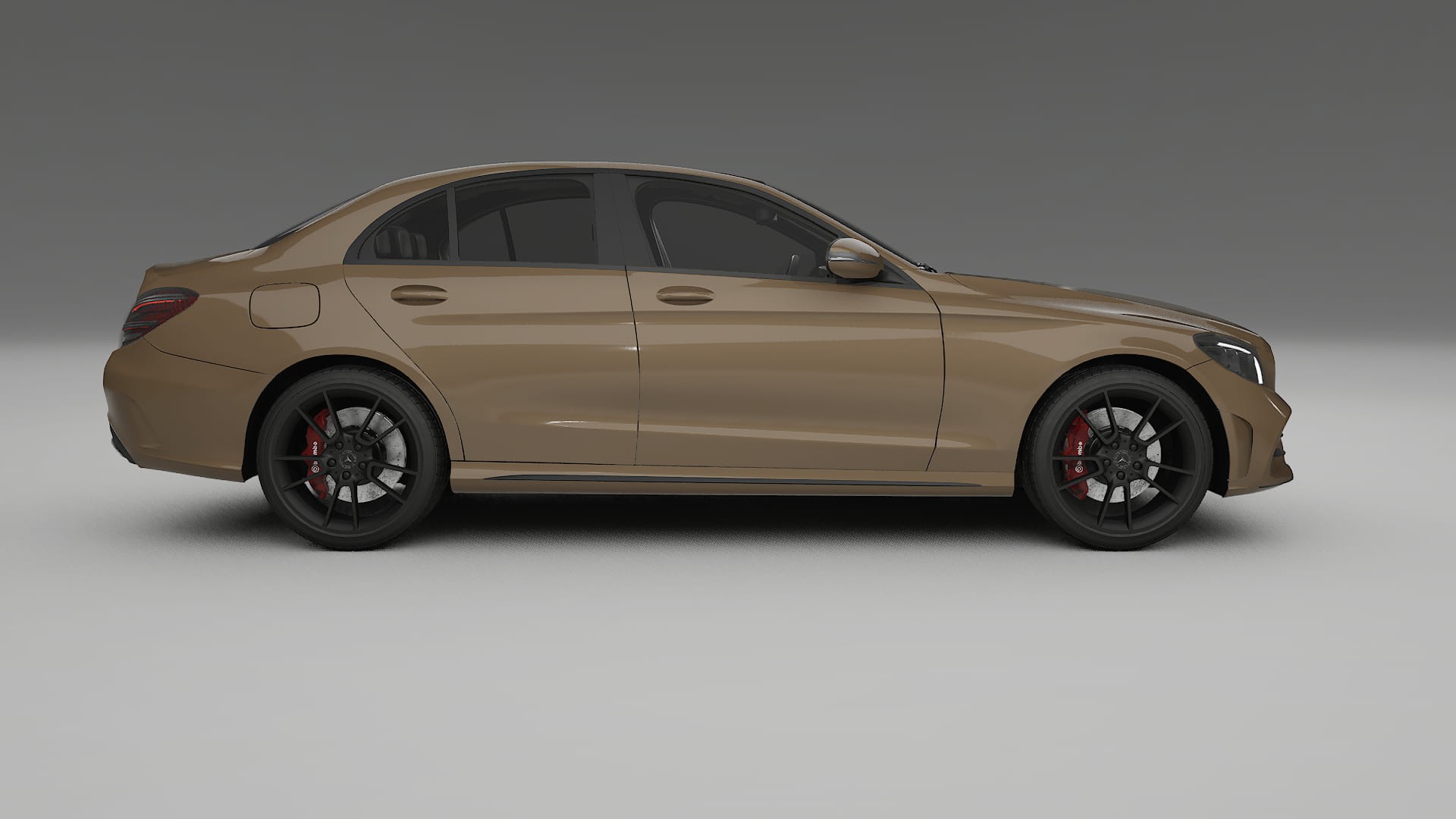 Mercedes C-Class W205 AMG sedan TPU Paint Protection Film | SAHARA Color Change PPF Full Pre-Cut Kit