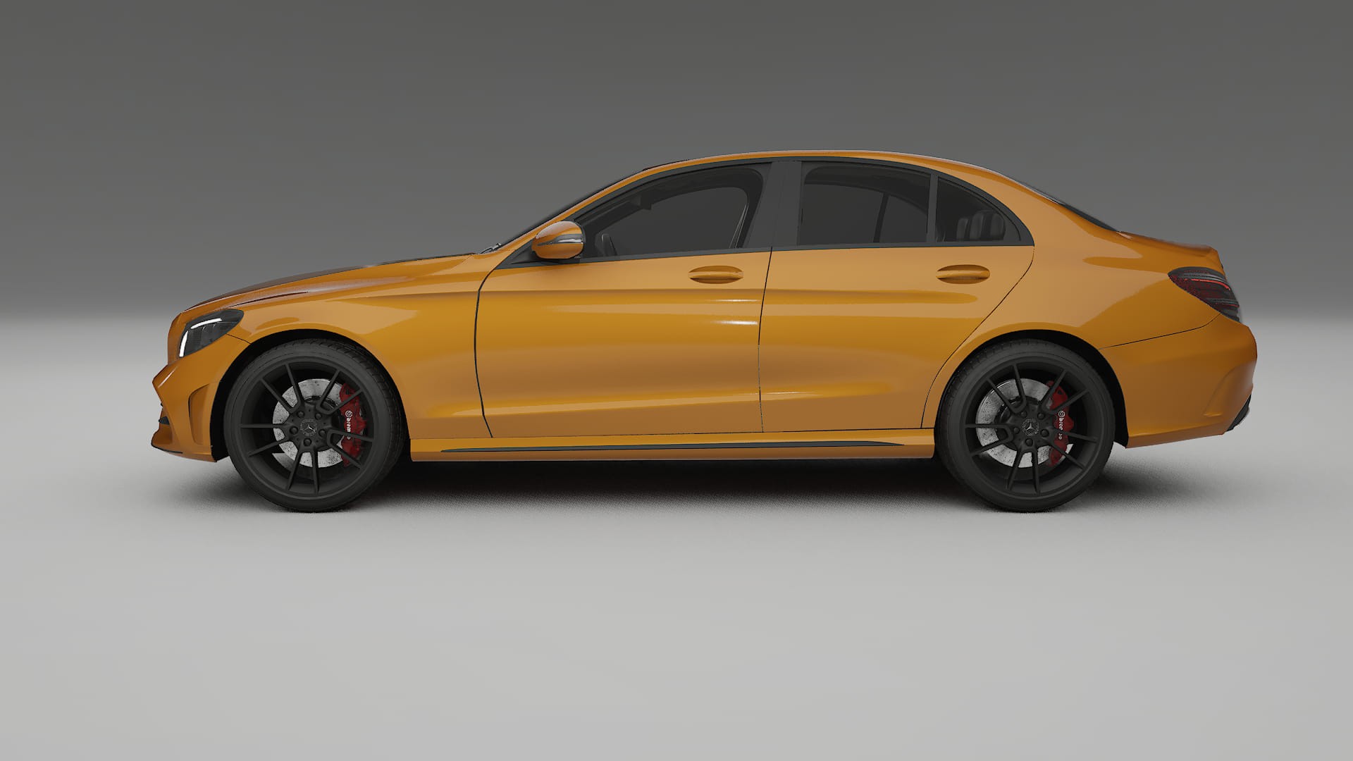 Mercedes C-Class W205 AMG sedan TPU Paint Protection Film | DAISY Color Change PPF Full Pre-Cut Kit