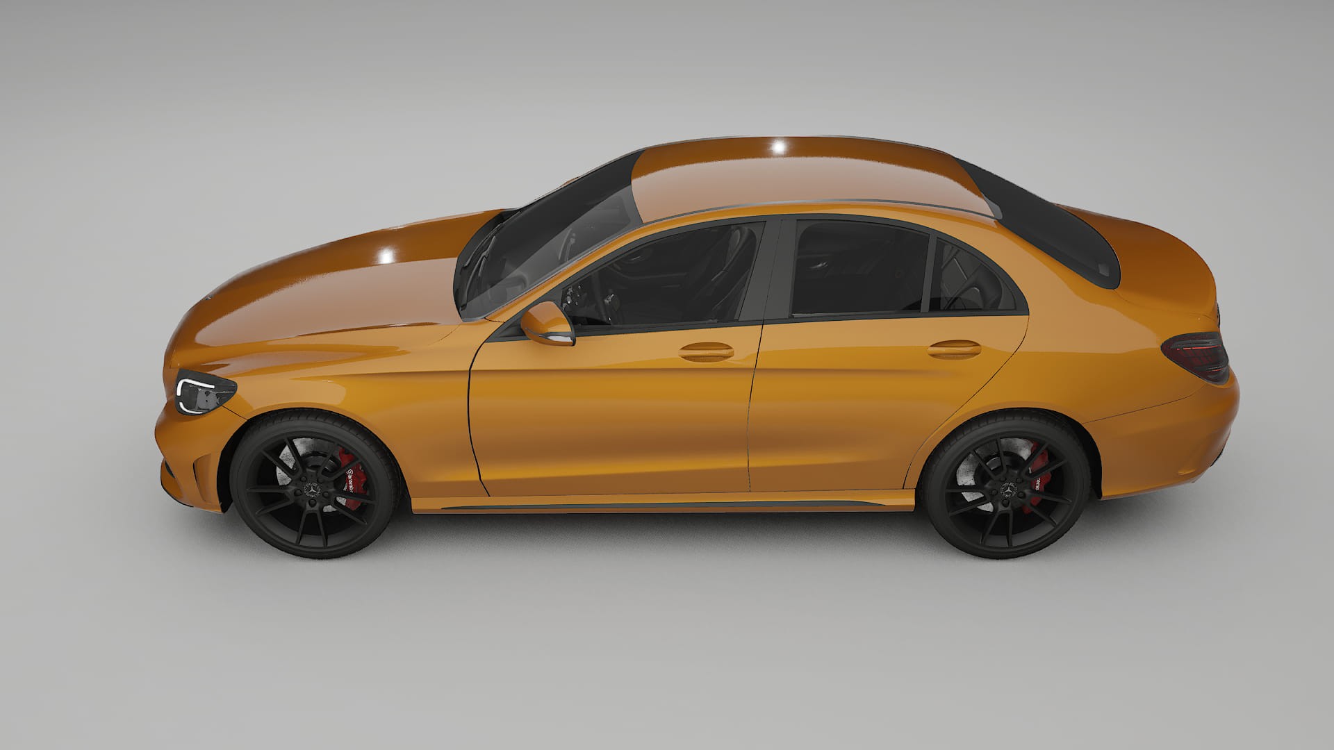 Mercedes C-Class W205 AMG sedan TPU Paint Protection Film | DAISY Color Change PPF Full Pre-Cut Kit