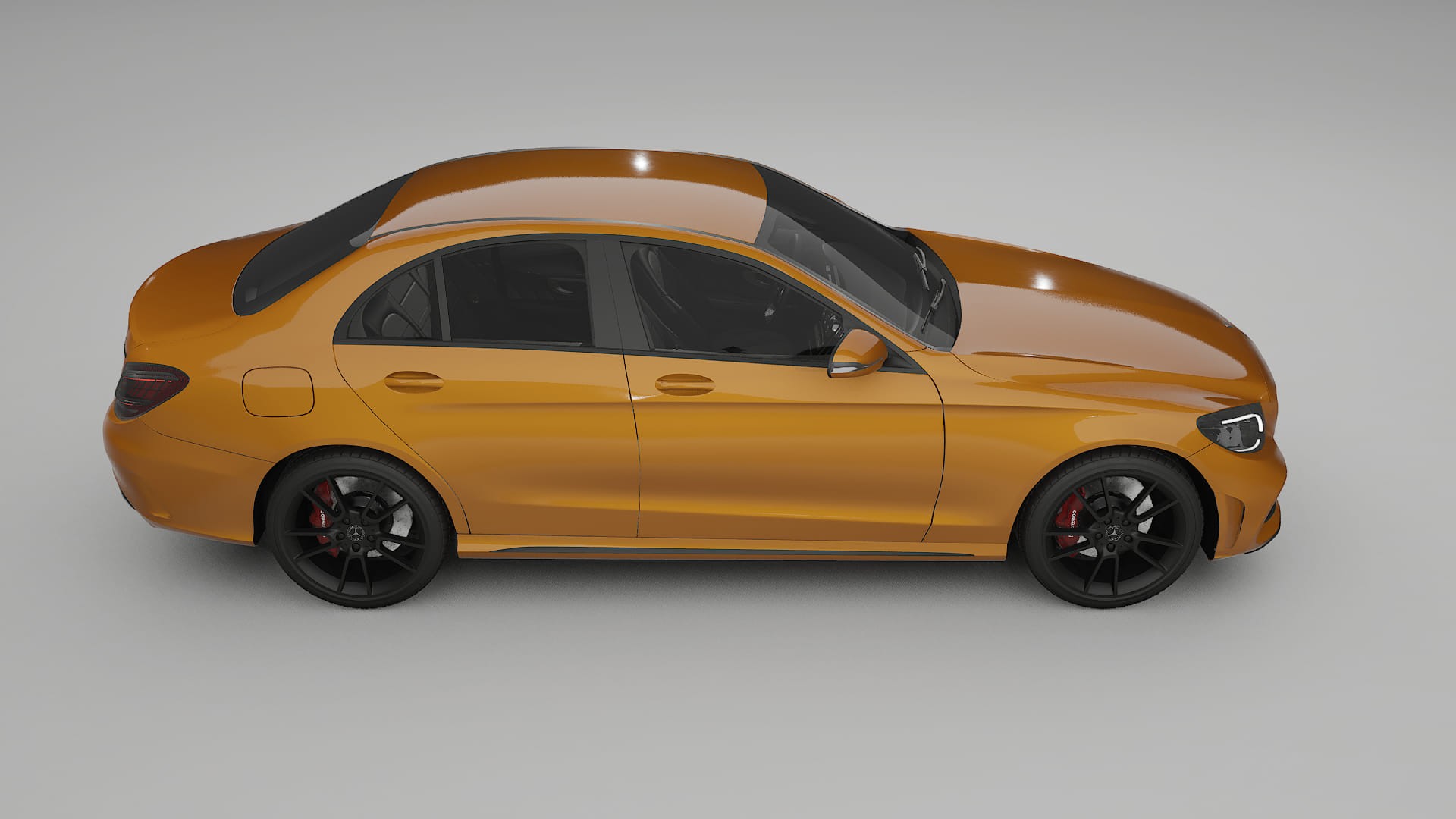 Mercedes C-Class W205 AMG sedan TPU Paint Protection Film | DAISY Color Change PPF Full Pre-Cut Kit
