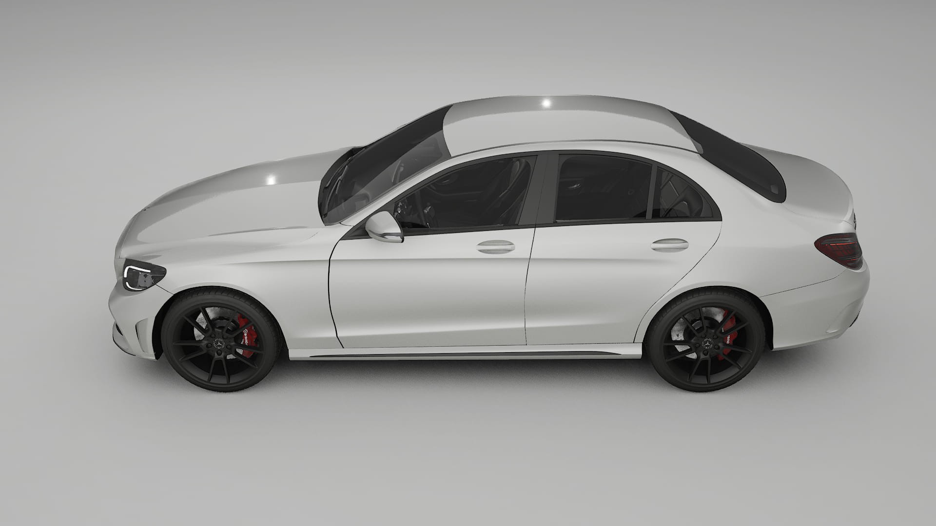 Mercedes C-Class W205 AMG sedan TPU Paint Protection Film | PEARL Color Change PPF Full Pre-Cut Kit