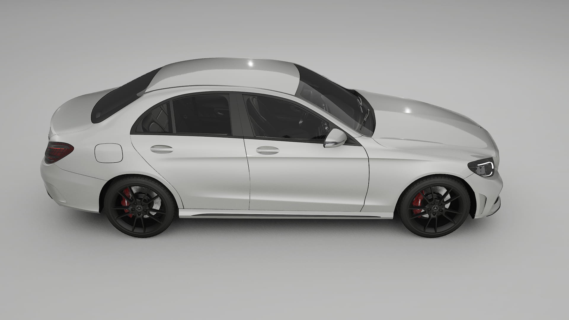 Mercedes C-Class W205 AMG sedan TPU Paint Protection Film | PEARL Color Change PPF Full Pre-Cut Kit