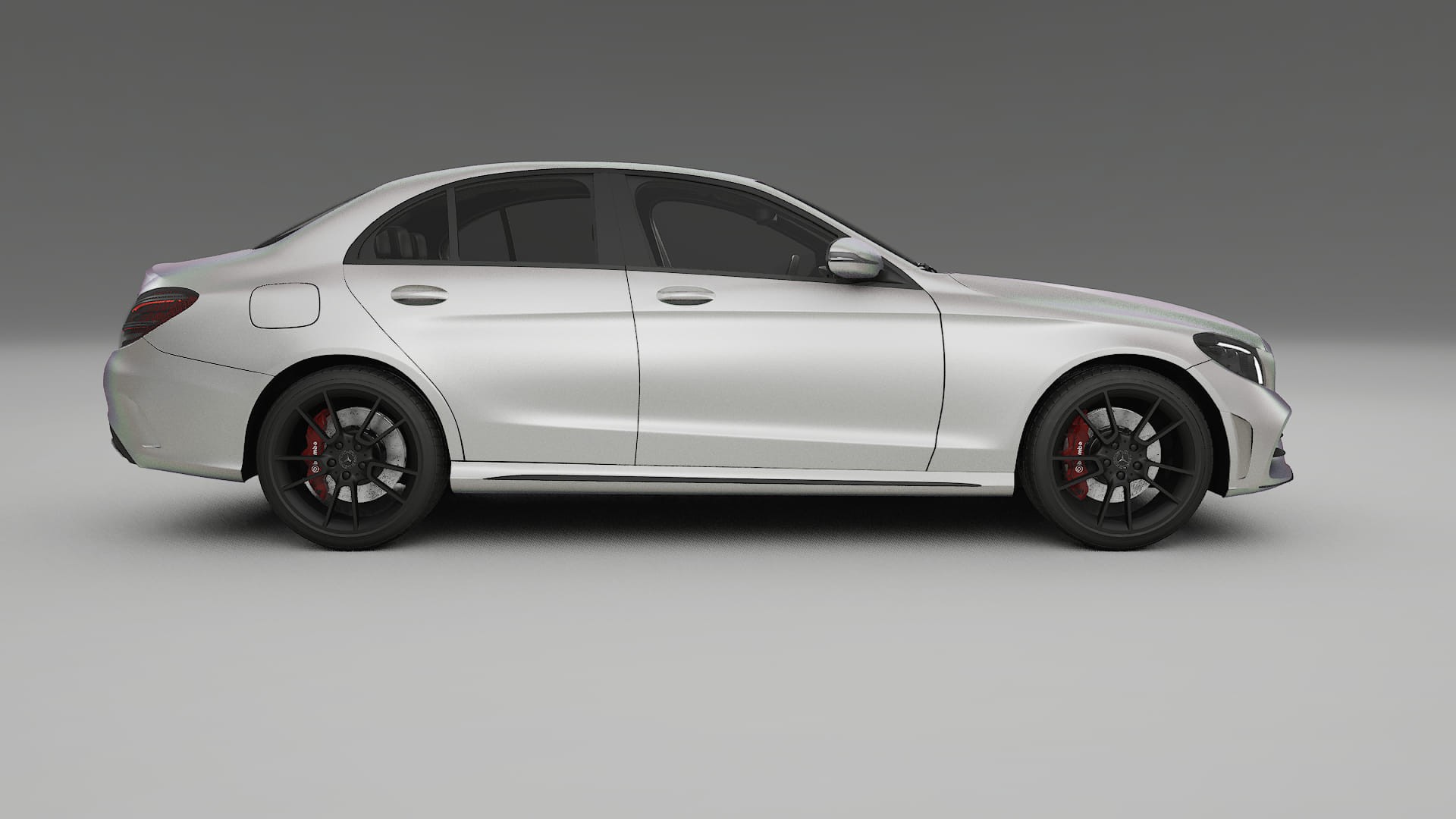 Mercedes C-Class W205 AMG sedan TPU Paint Protection Film | NEBULA Color Change PPF Full Pre-Cut Kit