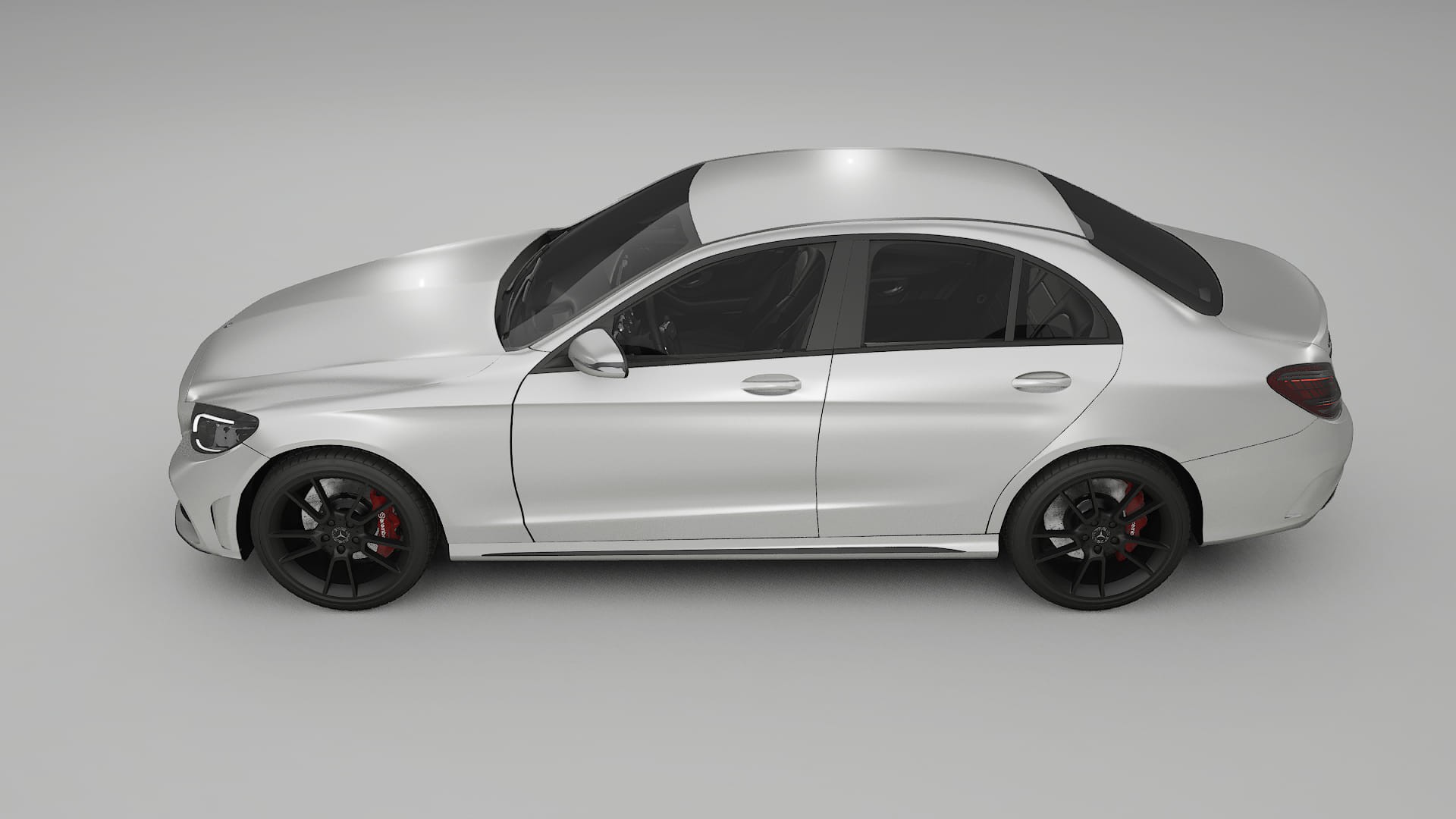 Mercedes C-Class W205 AMG sedan TPU Paint Protection Film | OPAL Color Change PPF Full Pre-Cut Kit
