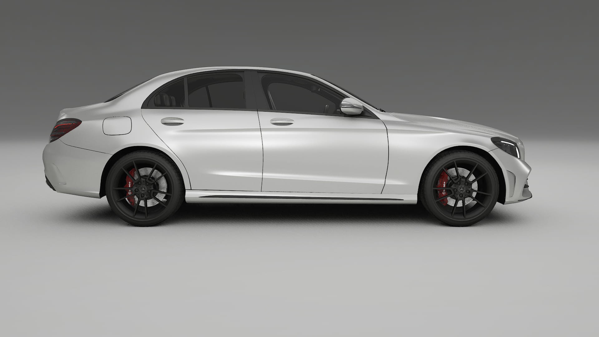 Mercedes C-Class W205 AMG sedan TPU Paint Protection Film | OPAL Color Change PPF Full Pre-Cut Kit