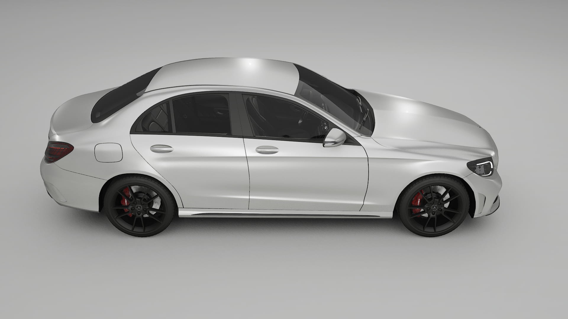Mercedes C-Class W205 AMG sedan TPU Paint Protection Film | OPAL Color Change PPF Full Pre-Cut Kit