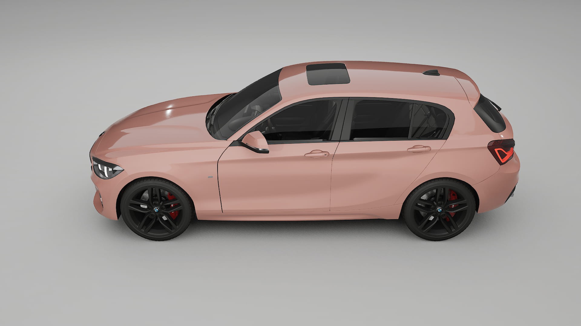 BMW 1 F20 facelift LCI TPU Paint Protection Film | BLUSH Color Change PPF Full Pre-Cut Kit