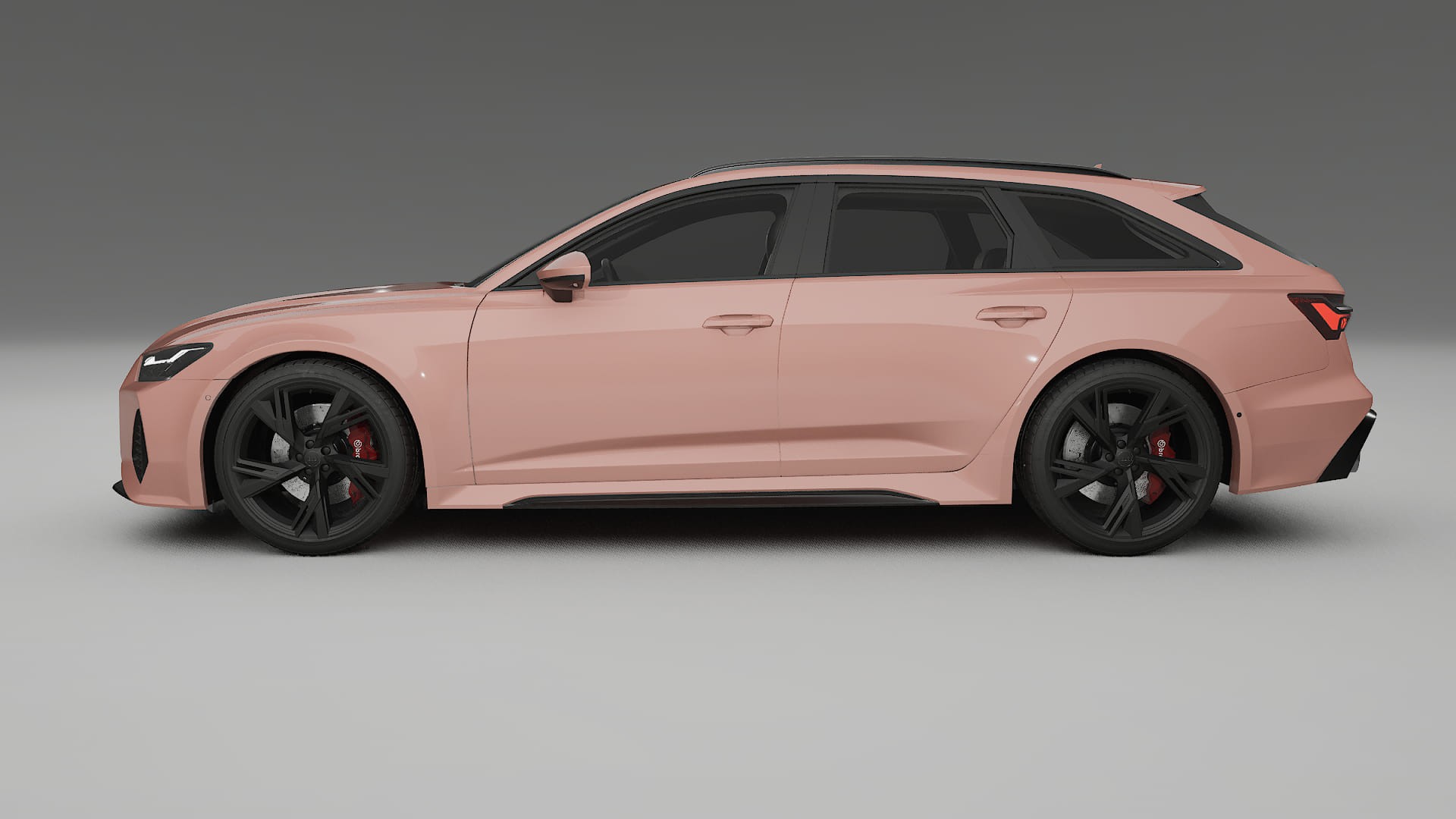 Audi RS6 Avant C8 facelift LCI TPU Paint Protection Film | BLUSH Color Change PPF Full Pre-Cut Kit