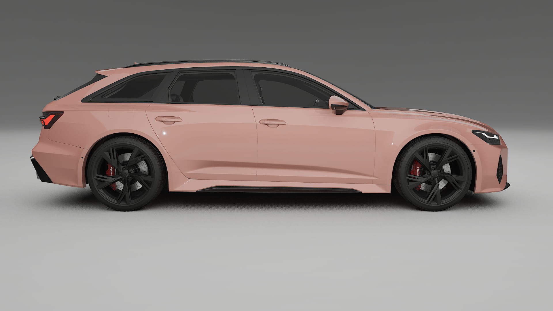 Audi RS6 Avant C8 facelift LCI TPU Paint Protection Film | BLUSH Color Change PPF Full Pre-Cut Kit