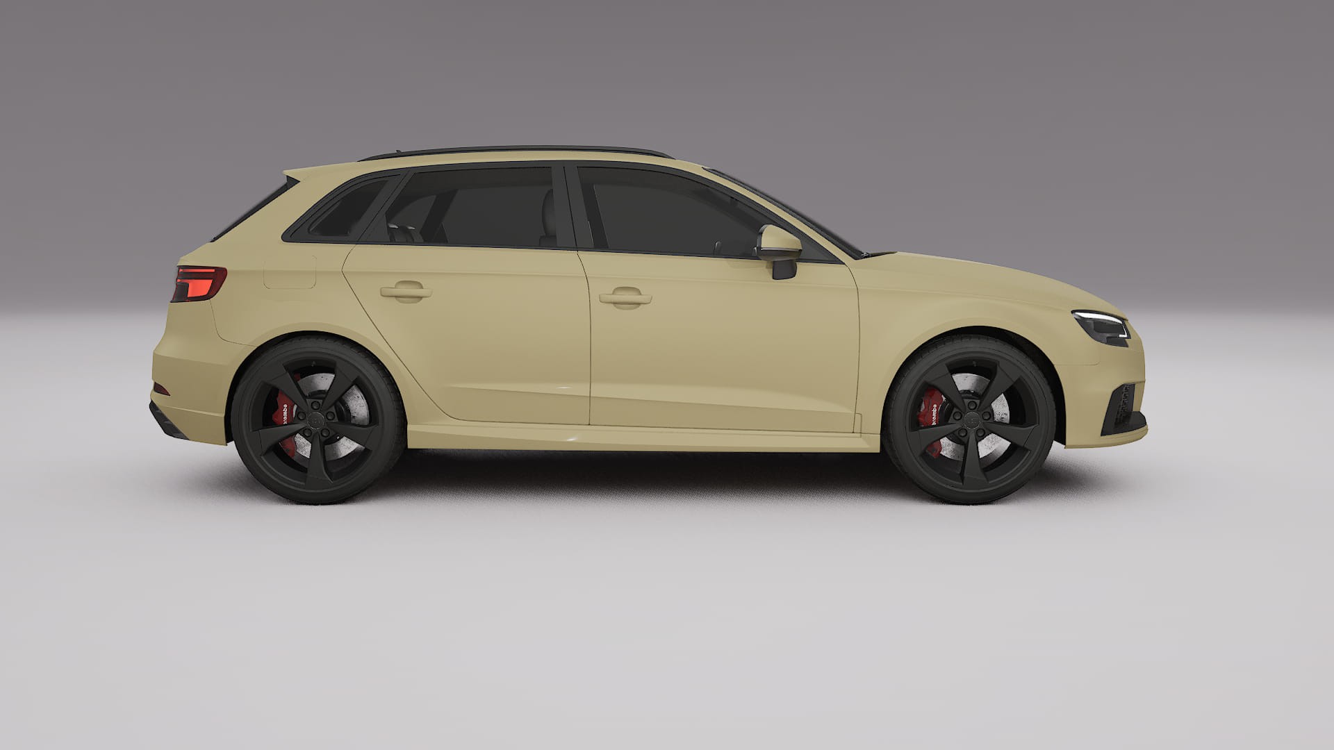 Audi RS3 Sportback 8V facelift LCI TPU Paint Protection Film | SAND Color Change PPF Full Pre-Cut Kit