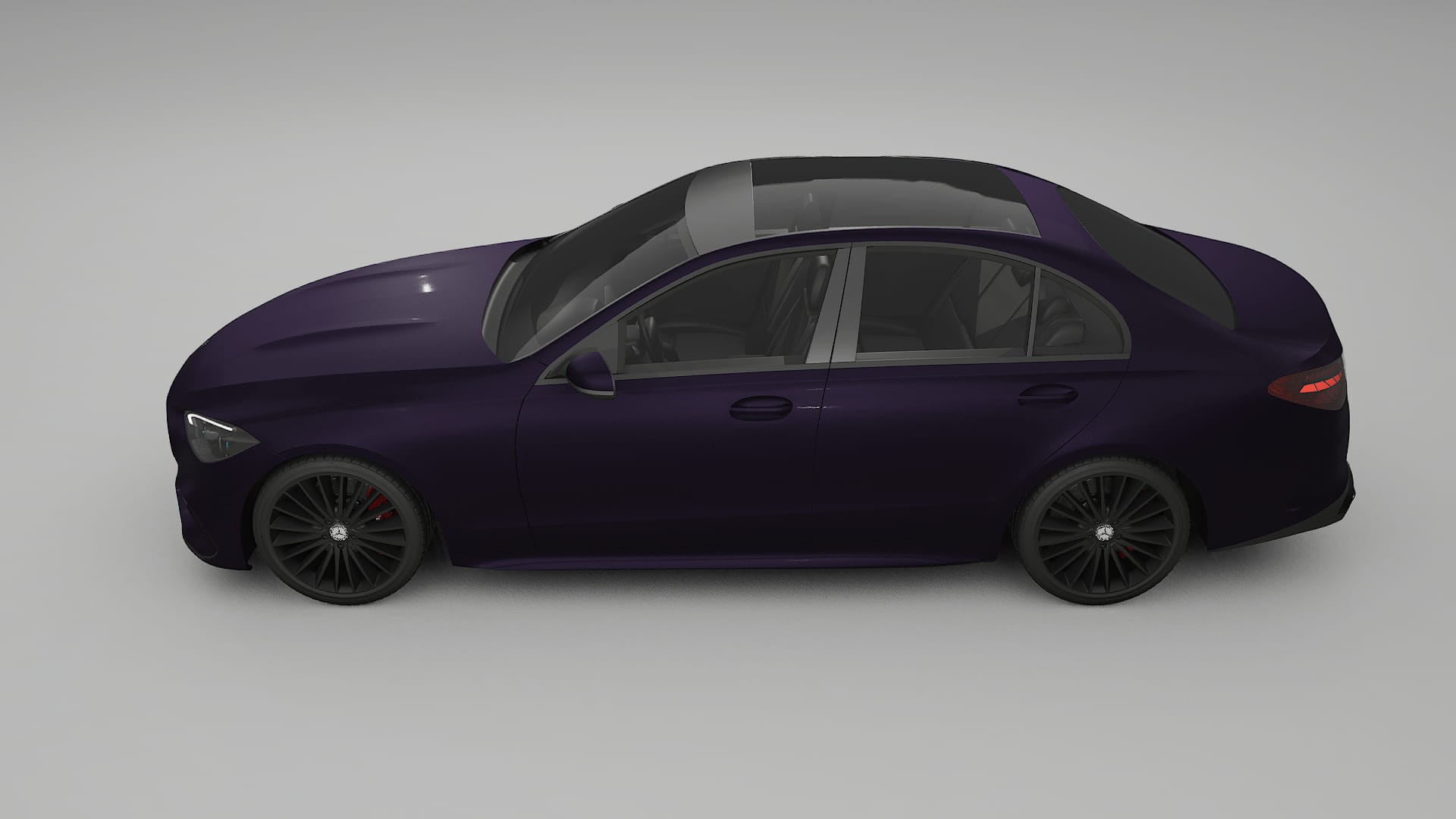 Mercedes C-Class W206 TPU Paint Protection Film | VIOLET Color Change PPF Full Pre-Cut Kit