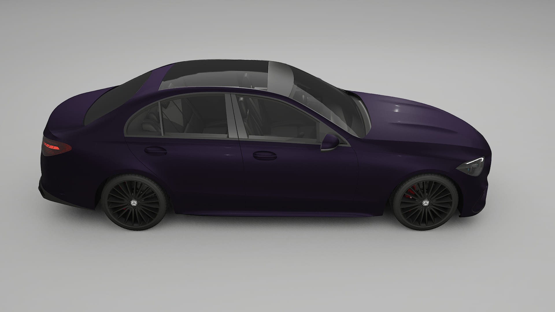 Mercedes C-Class W206 TPU Paint Protection Film | VIOLET Color Change PPF Full Pre-Cut Kit