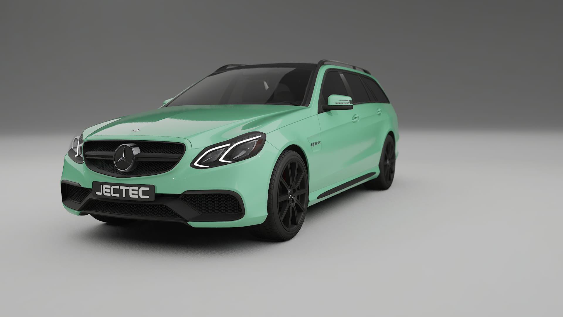 Mercedes E63 AMG Combi W212 facelift LCI TPU Paint Protection Film | DUSTY Color Change PPF Full Pre-Cut Kit