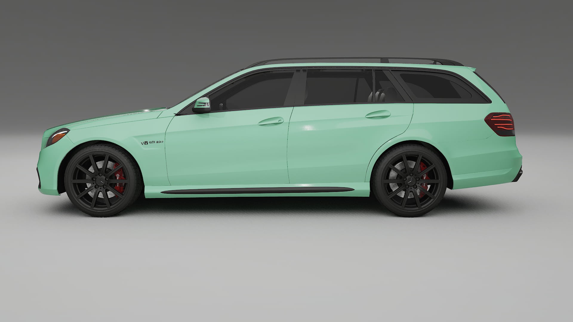 Mercedes E63 AMG Combi W212 facelift LCI TPU Paint Protection Film | DUSTY Color Change PPF Full Pre-Cut Kit