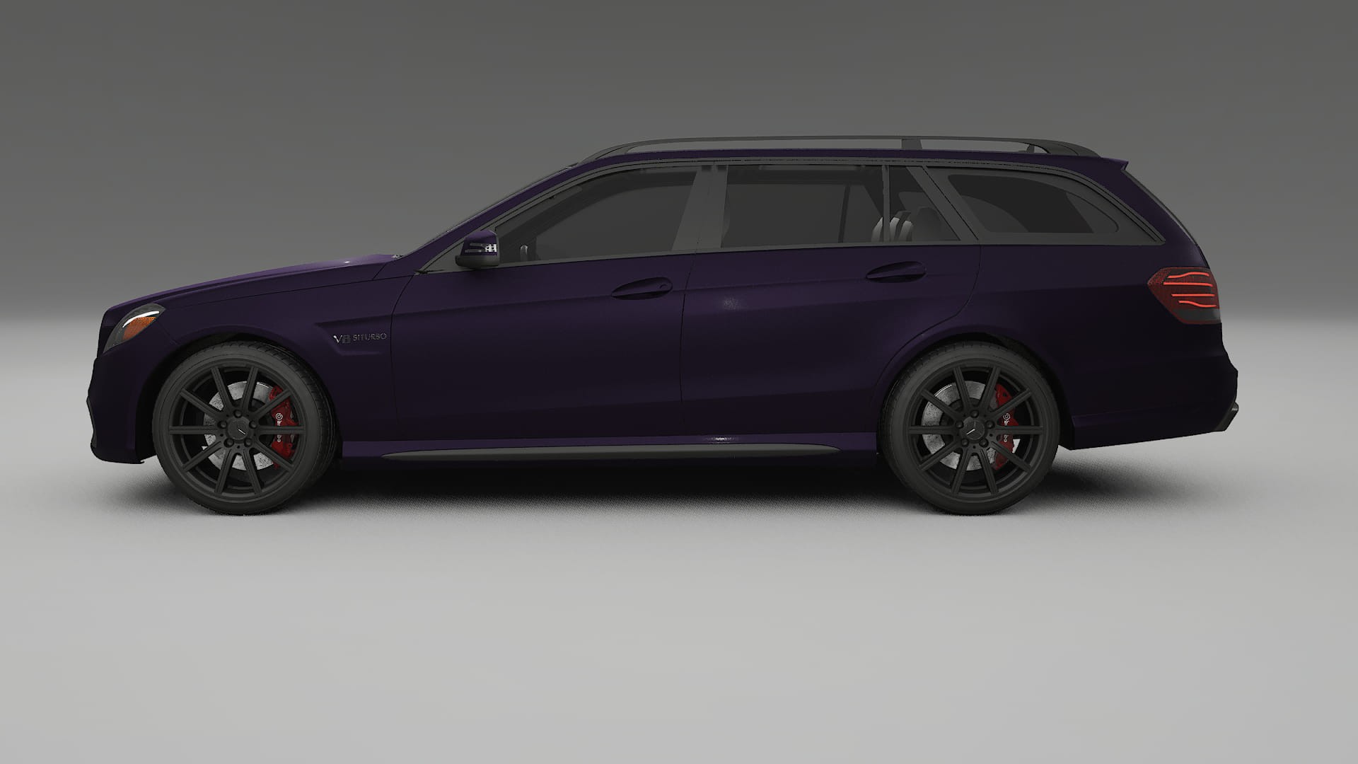 Mercedes E63 AMG Combi W212 facelift LCI TPU Paint Protection Film | VIOLET Color Change PPF Full Pre-Cut Kit