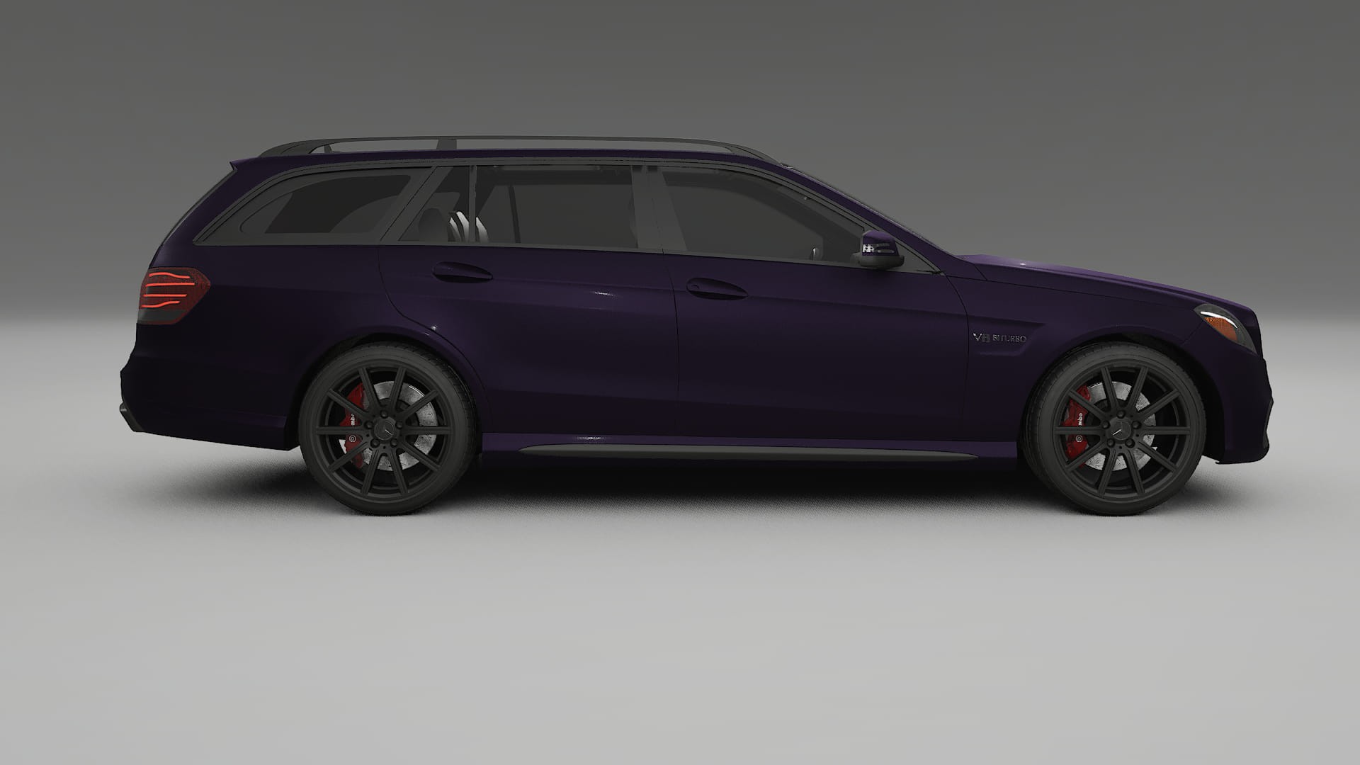 Mercedes E63 AMG Combi W212 facelift LCI TPU Paint Protection Film | VIOLET Color Change PPF Full Pre-Cut Kit