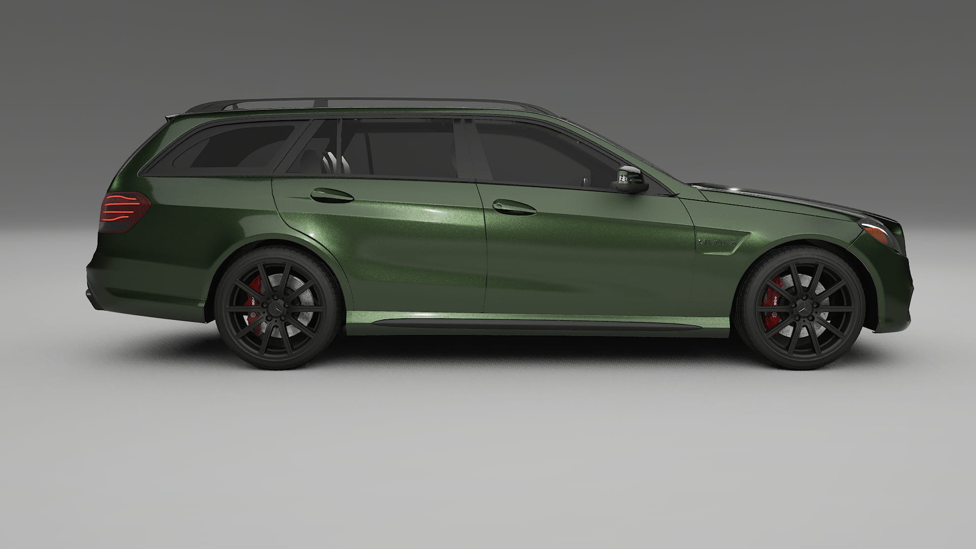 Mercedes E63 AMG Combi W212 facelift LCI TPU Paint Protection Film | LAGOON Color Change PPF Full Pre-Cut Kit