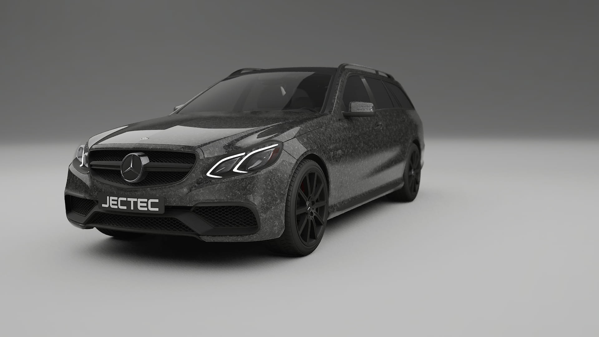 Mercedes E63 AMG Combi W212 facelift LCI TPU Paint Protection Film | FORGED S Color Change PPF Full Pre-Cut Kit 2