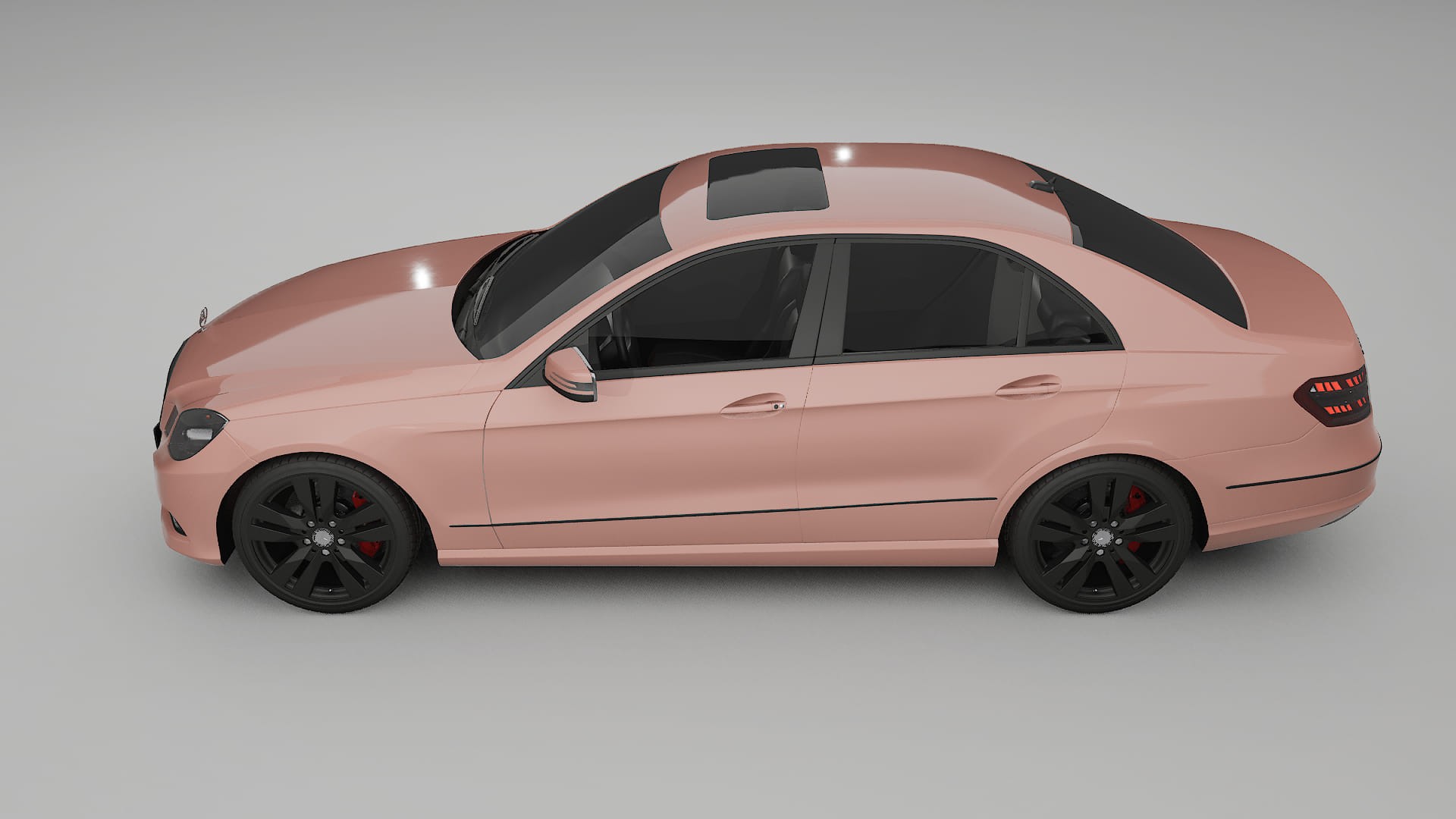 Mercedes E-Class Sedan W212 Prefacelift pre-LCI TPU Paint Protection Film | BLUSH Color Change PPF Full Pre-Cut Kit