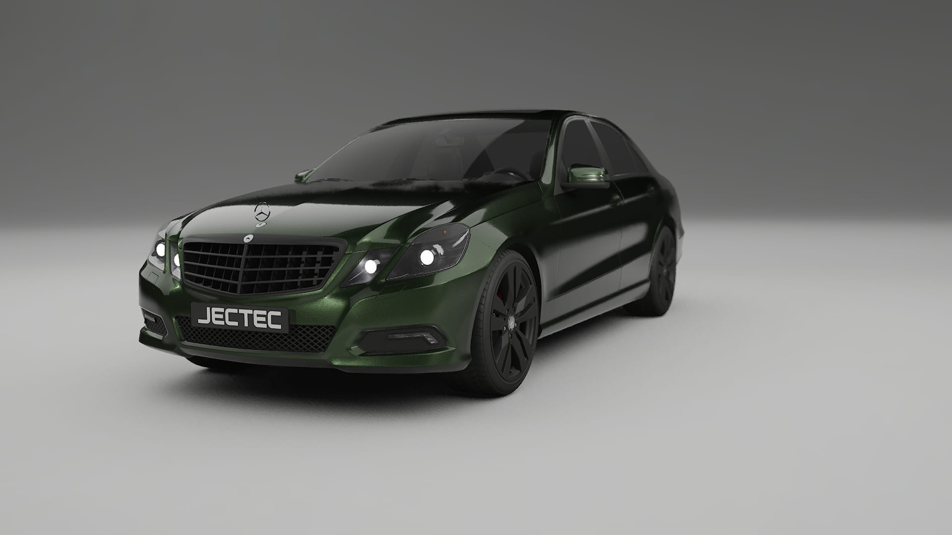 Mercedes E-Class Sedan W212 Prefacelift pre-LCI TPU Paint Protection Film | LAGOON Color Change PPF Full Pre-Cut Kit