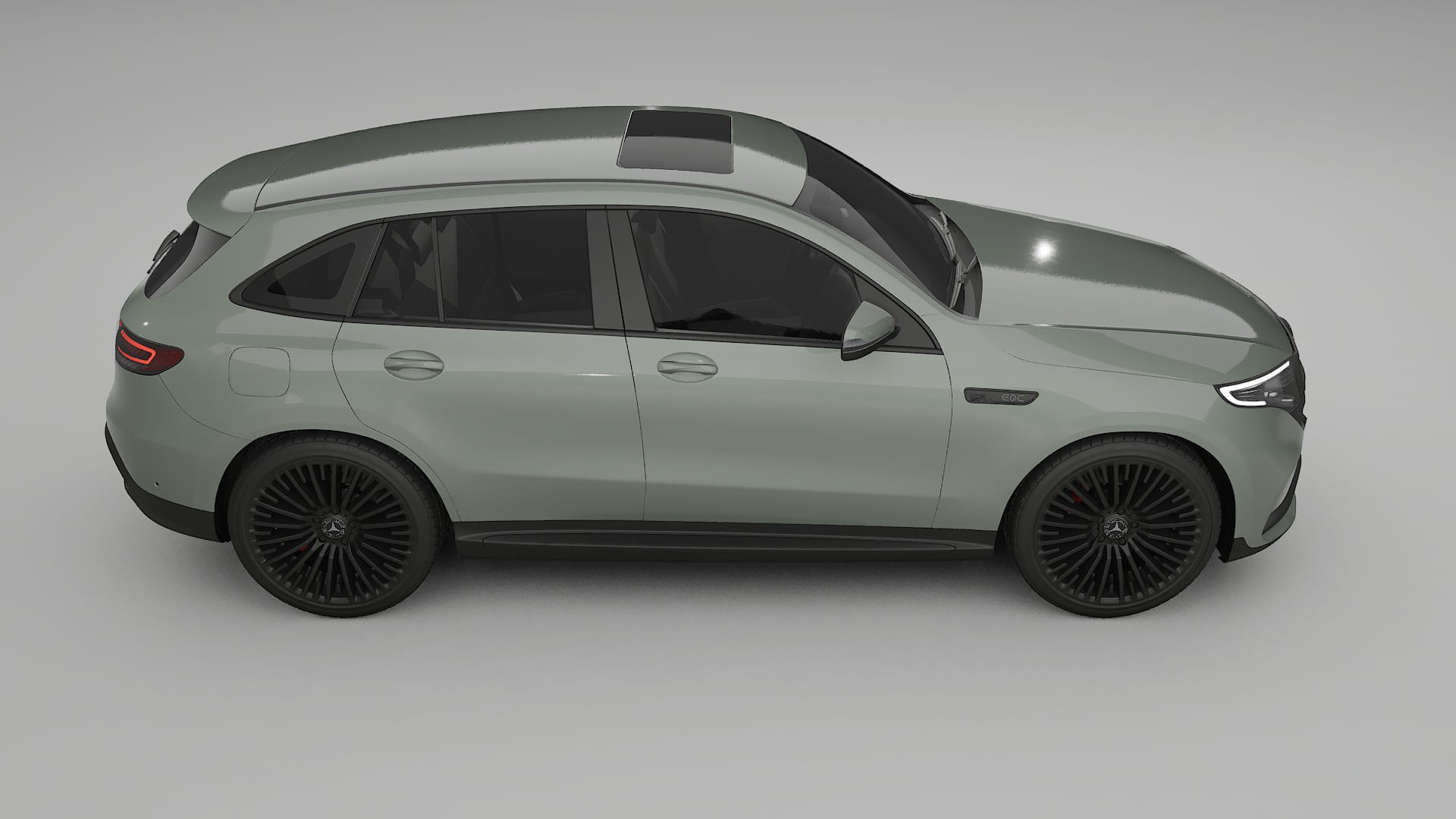 Mercedes EQC AMG TPU Paint Protection Film | SLATE Color Change PPF Full Pre-Cut Kit