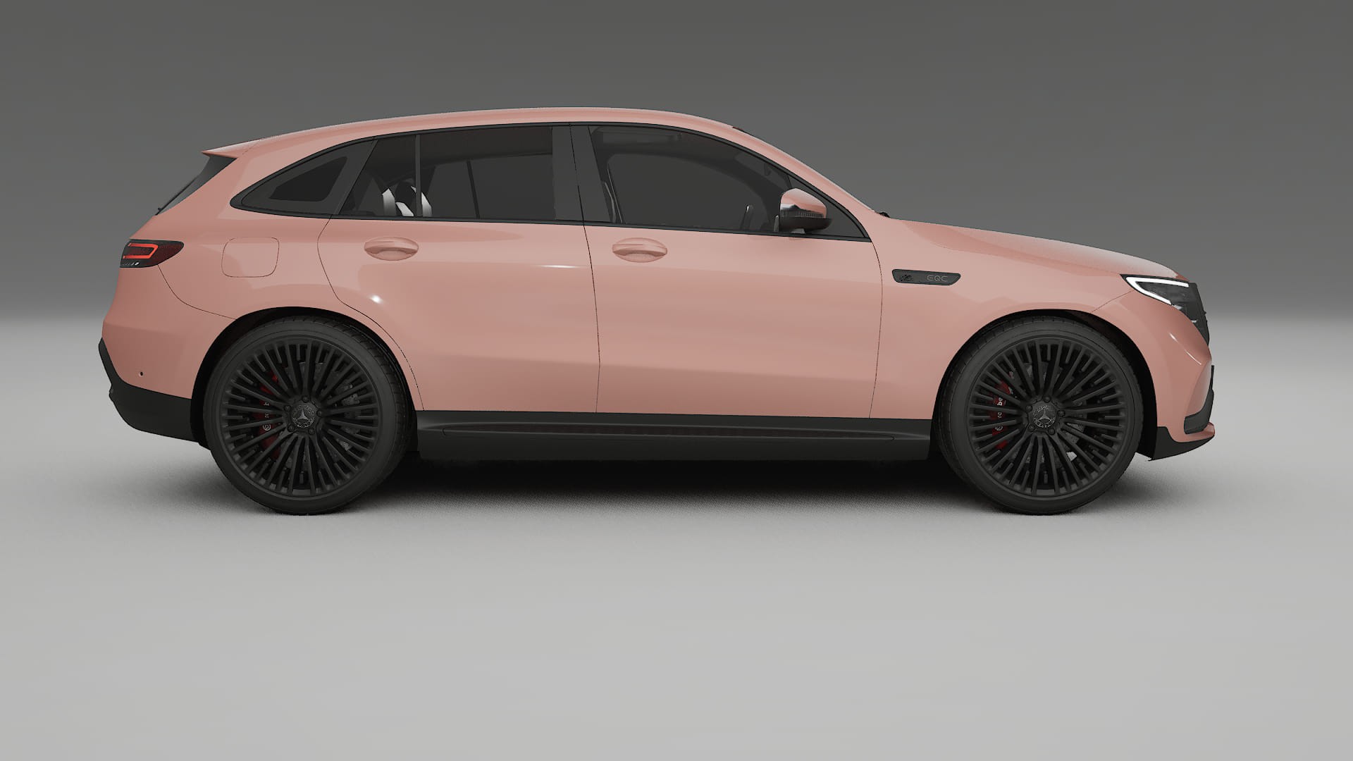 Mercedes EQC AMG TPU Paint Protection Film | BLUSH Color Change PPF Full Pre-Cut Kit