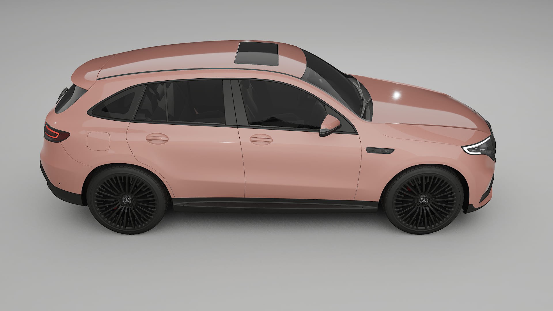Mercedes EQC AMG TPU Paint Protection Film | BLUSH Color Change PPF Full Pre-Cut Kit