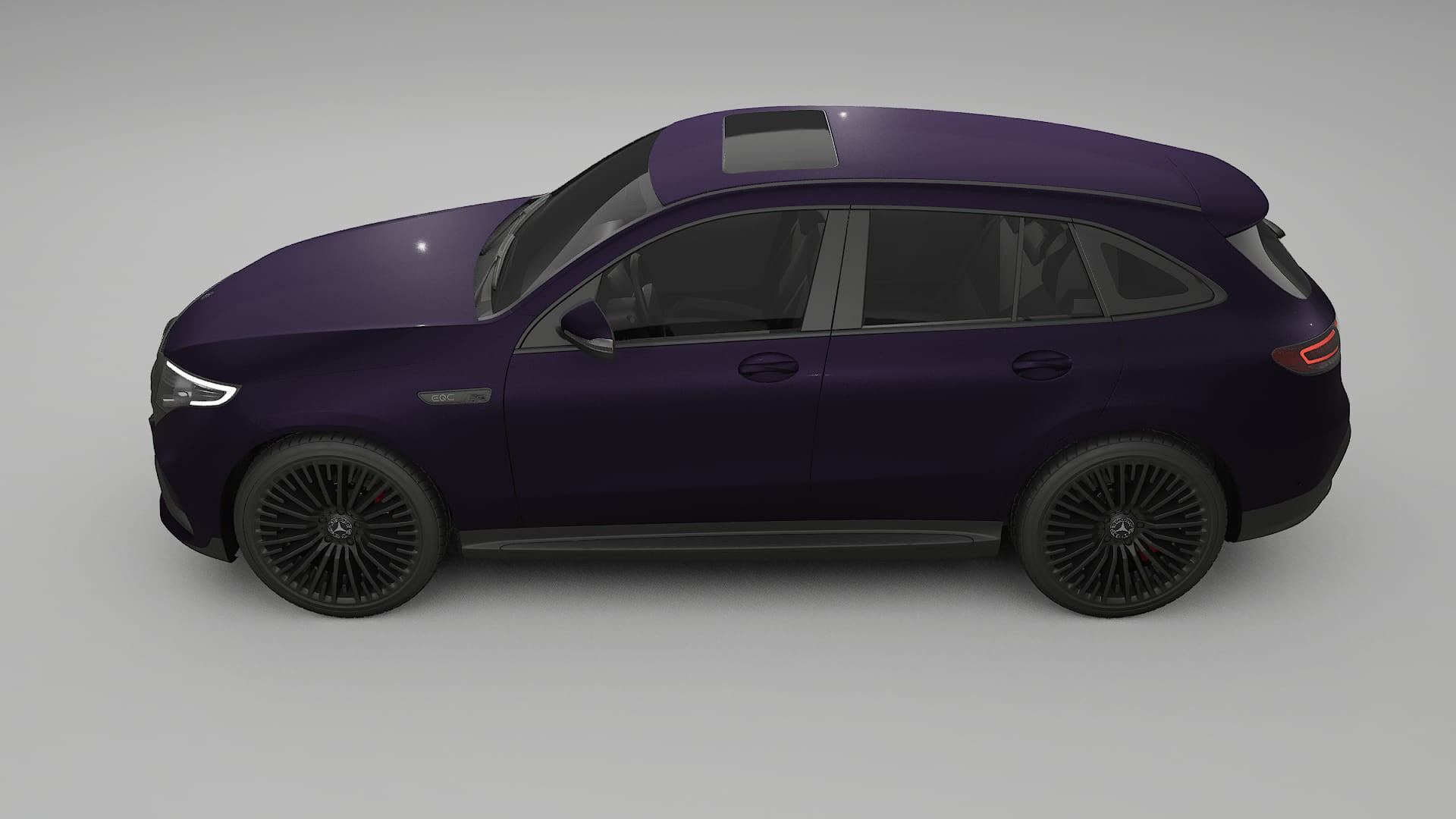 Mercedes EQC AMG TPU Paint Protection Film | VIOLET Color Change PPF Full Pre-Cut Kit