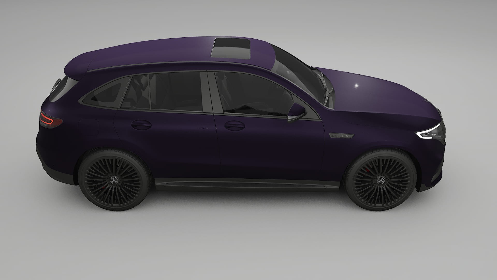 Mercedes EQC AMG TPU Paint Protection Film | VIOLET Color Change PPF Full Pre-Cut Kit