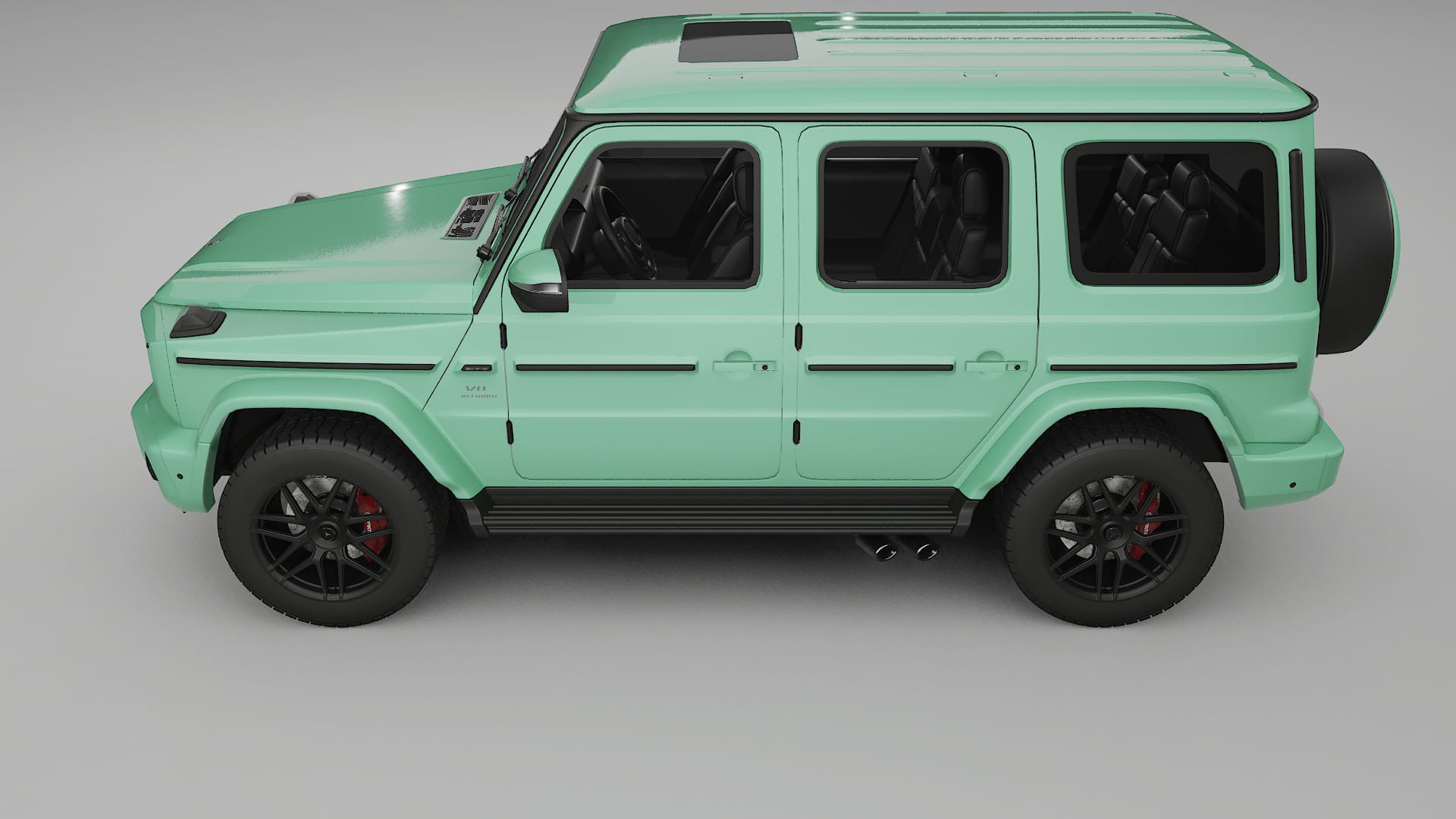 Mercedes G63 AMG W463A TPU Paint Protection Film | DUSTY Color Change PPF Full Pre-Cut Kit