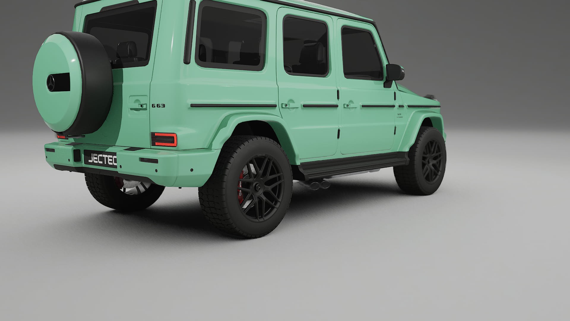Mercedes G63 AMG W463A TPU Paint Protection Film | DUSTY Color Change PPF Full Pre-Cut Kit
