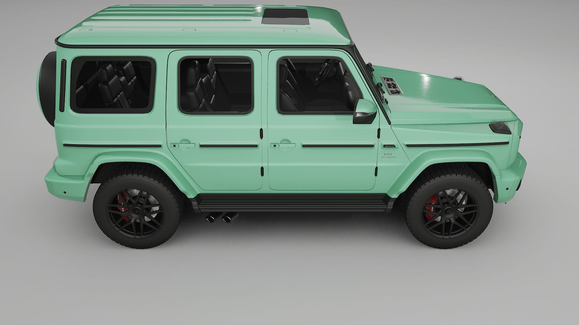 Mercedes G63 AMG W463A TPU Paint Protection Film | DUSTY Color Change PPF Full Pre-Cut Kit