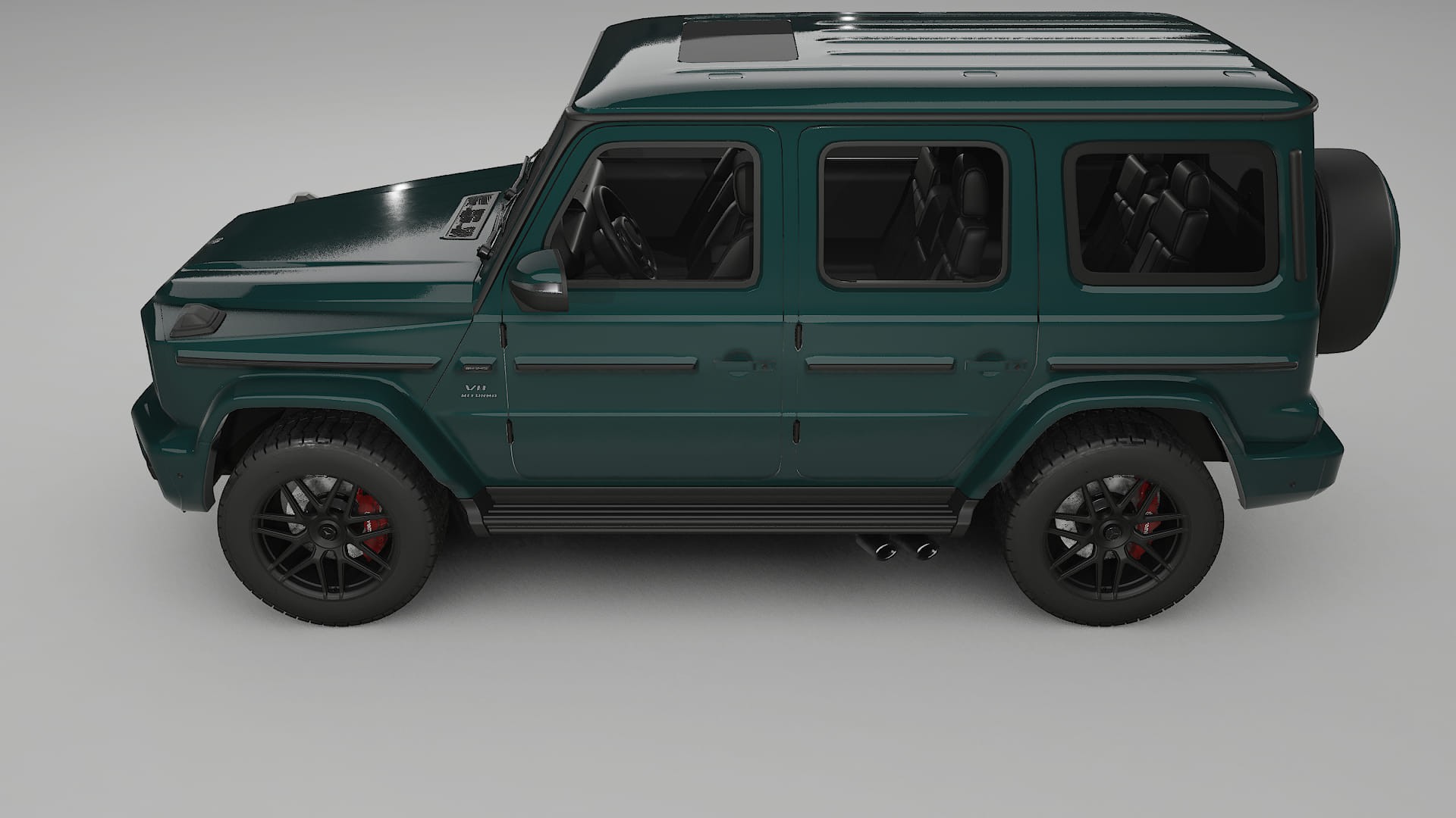 Mercedes G63 AMG W463A TPU Paint Protection Film | INFERNO Color Change PPF Full Pre-Cut Kit