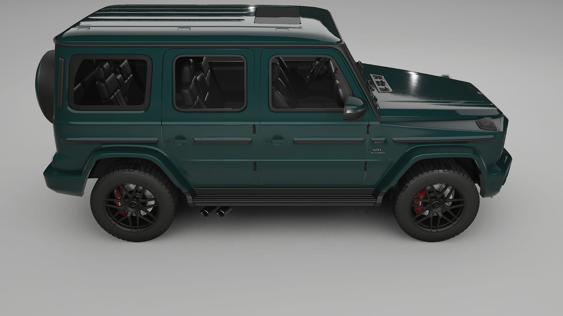 Mercedes G63 AMG W463A TPU Paint Protection Film | INFERNO Color Change PPF Full Pre-Cut Kit