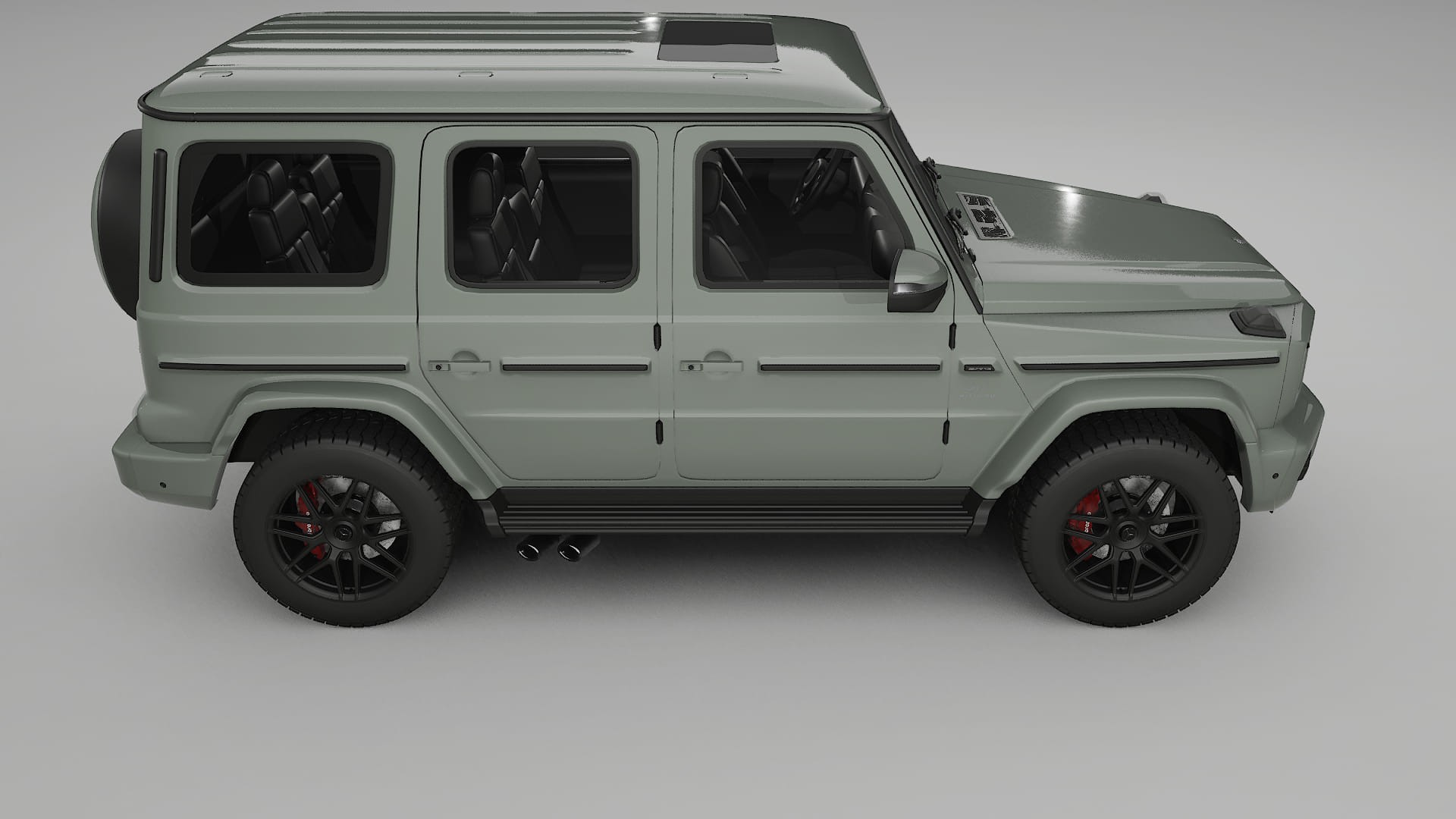 Mercedes G63 AMG W463A TPU Paint Protection Film | SLATE Color Change PPF Full Pre-Cut Kit